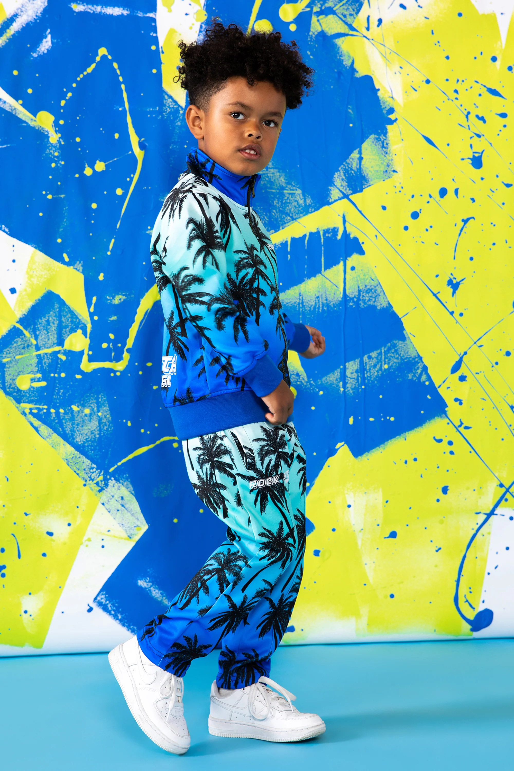 Kids Blue Eves Palm Print Set - Image 3