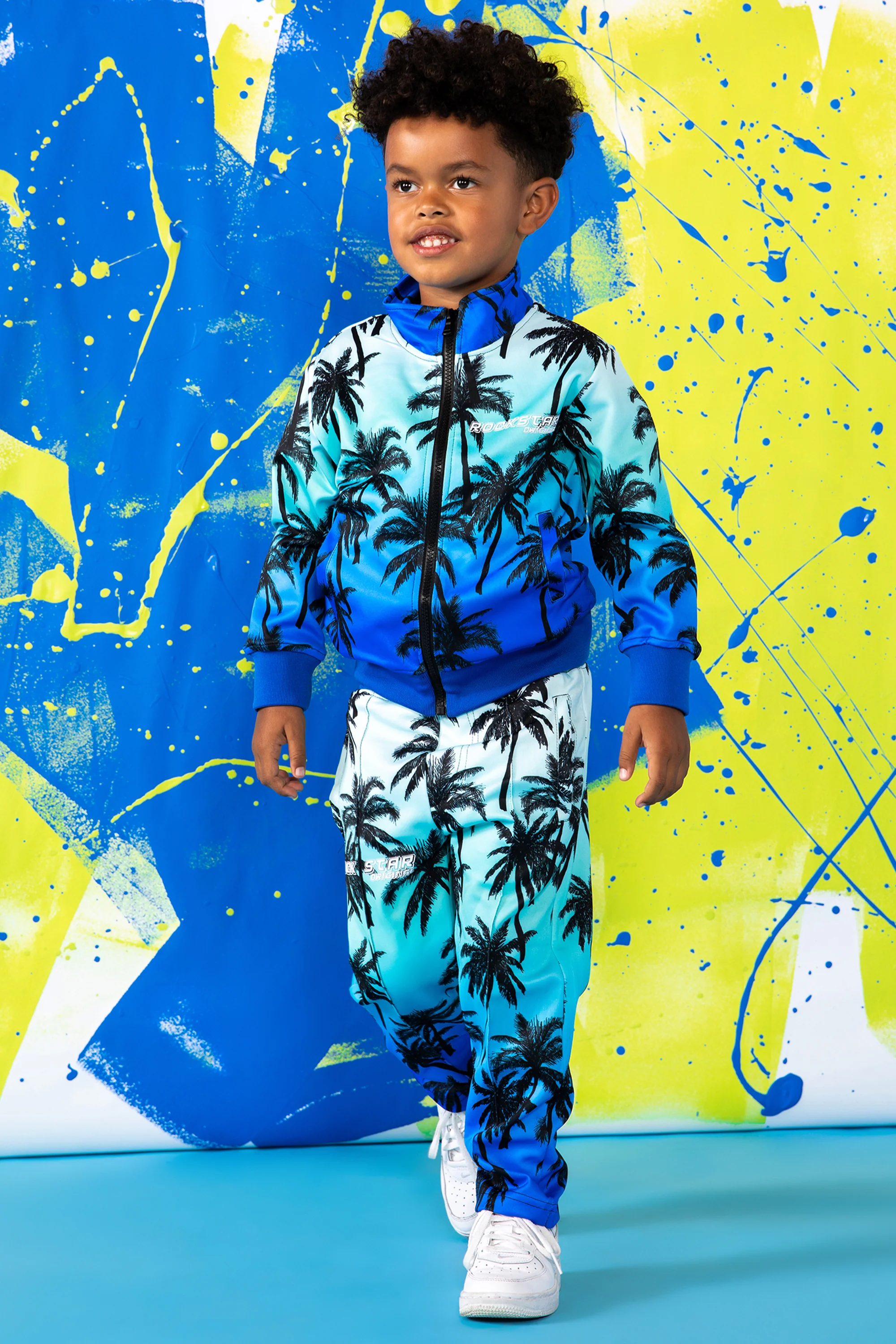 Kids Blue Eves Palm Print Set - Image 5