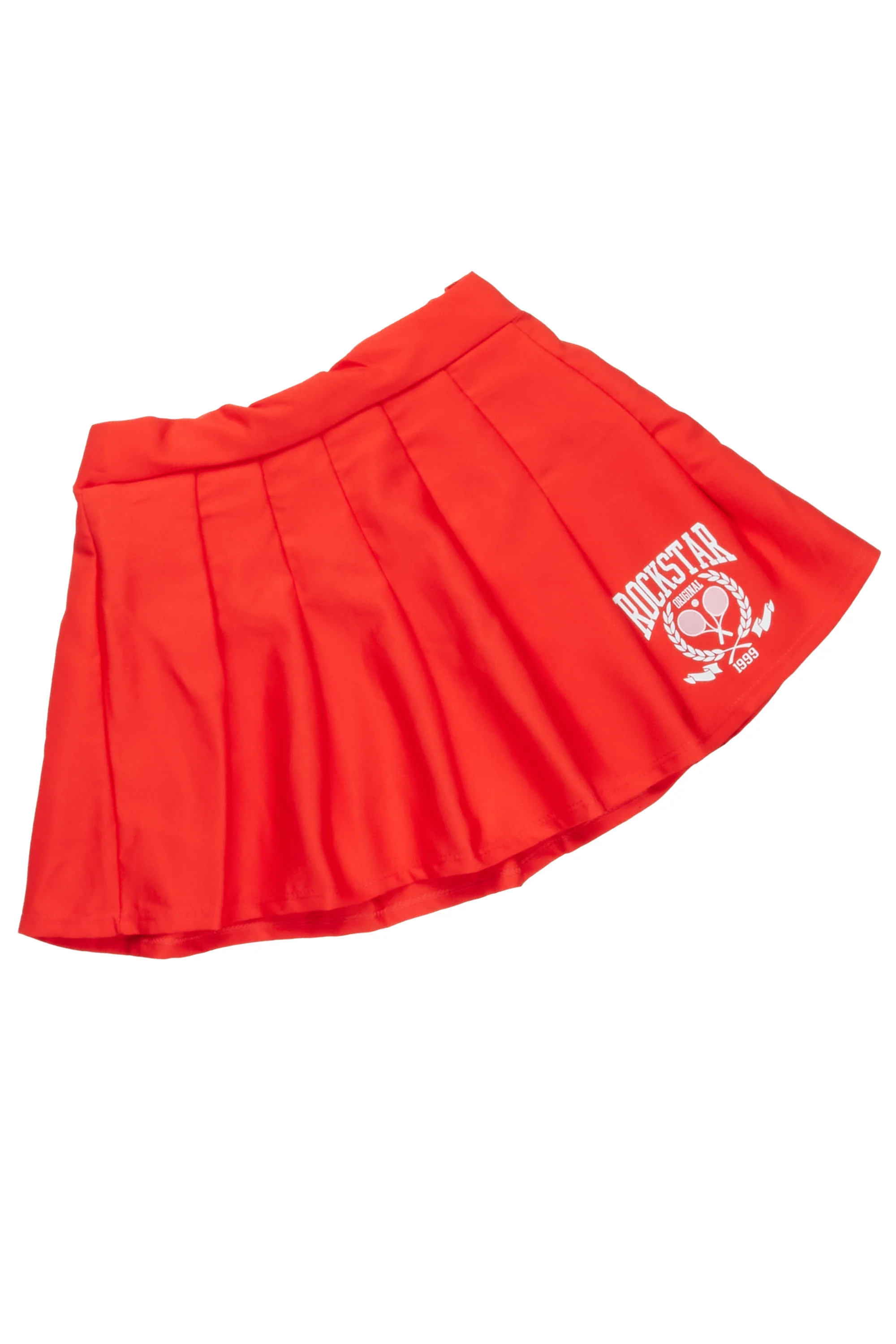 Girls Sarahi Red Pleated Skirt - Image 2