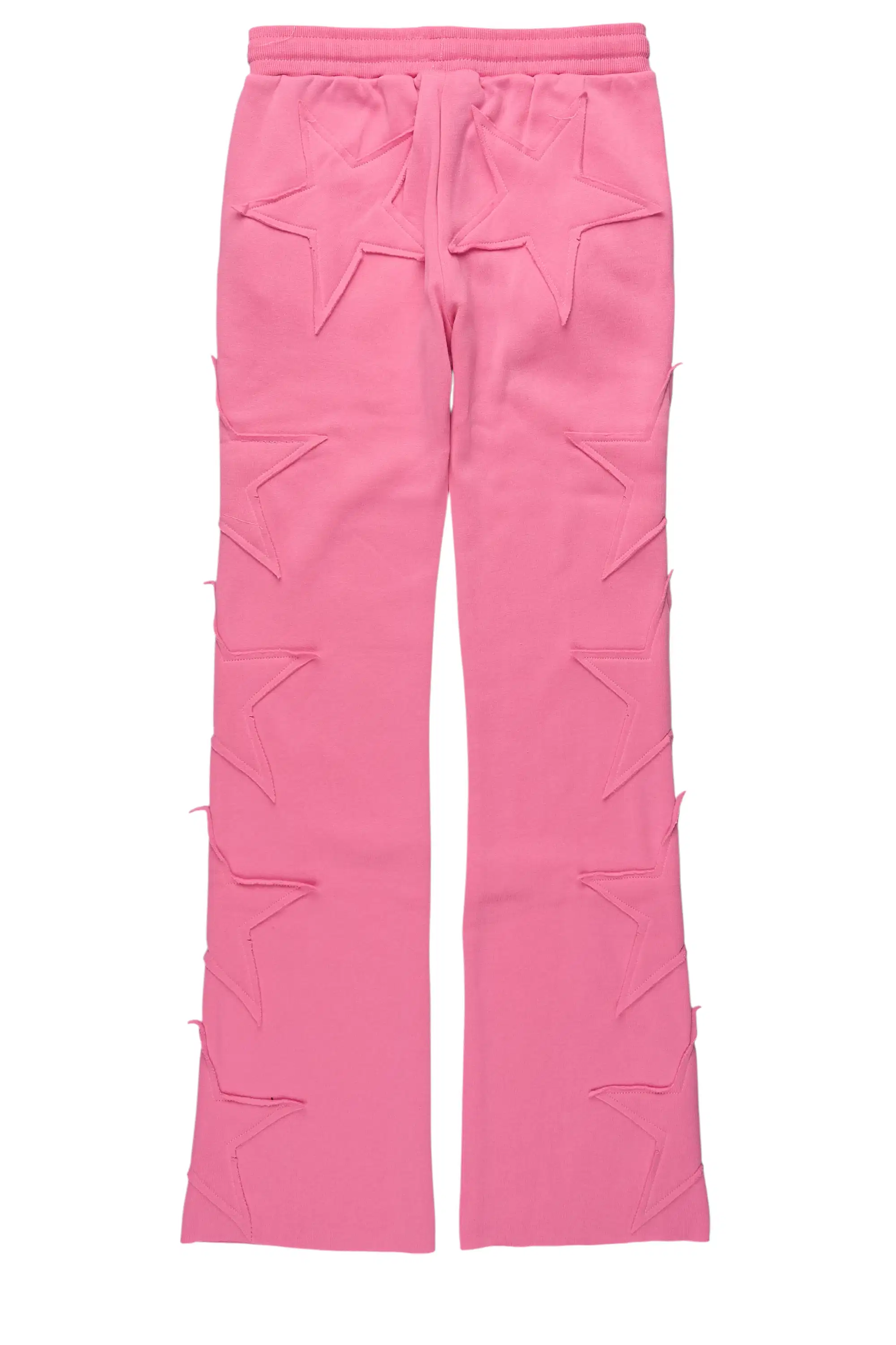 Girls Sinayah Pink Stacked Track Pant - Image 8