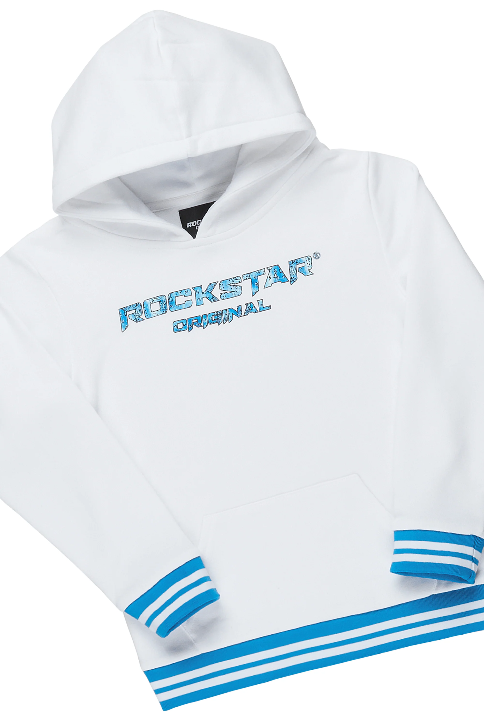 Boys Booker Blue Graphic Hoodie Track Set - Image 2