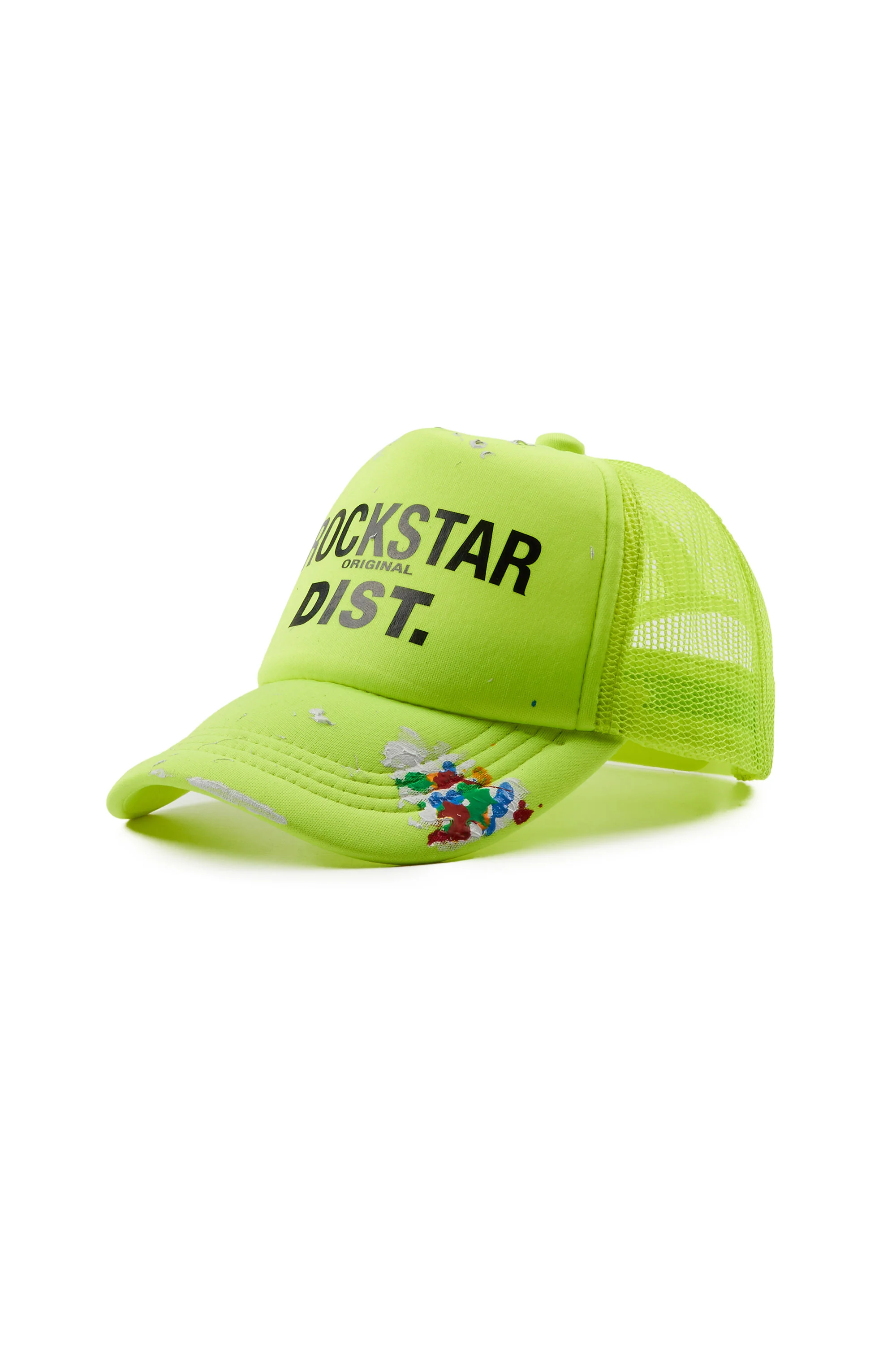 Boys Neptune Neon Yellow Trucker Hat - Image 2