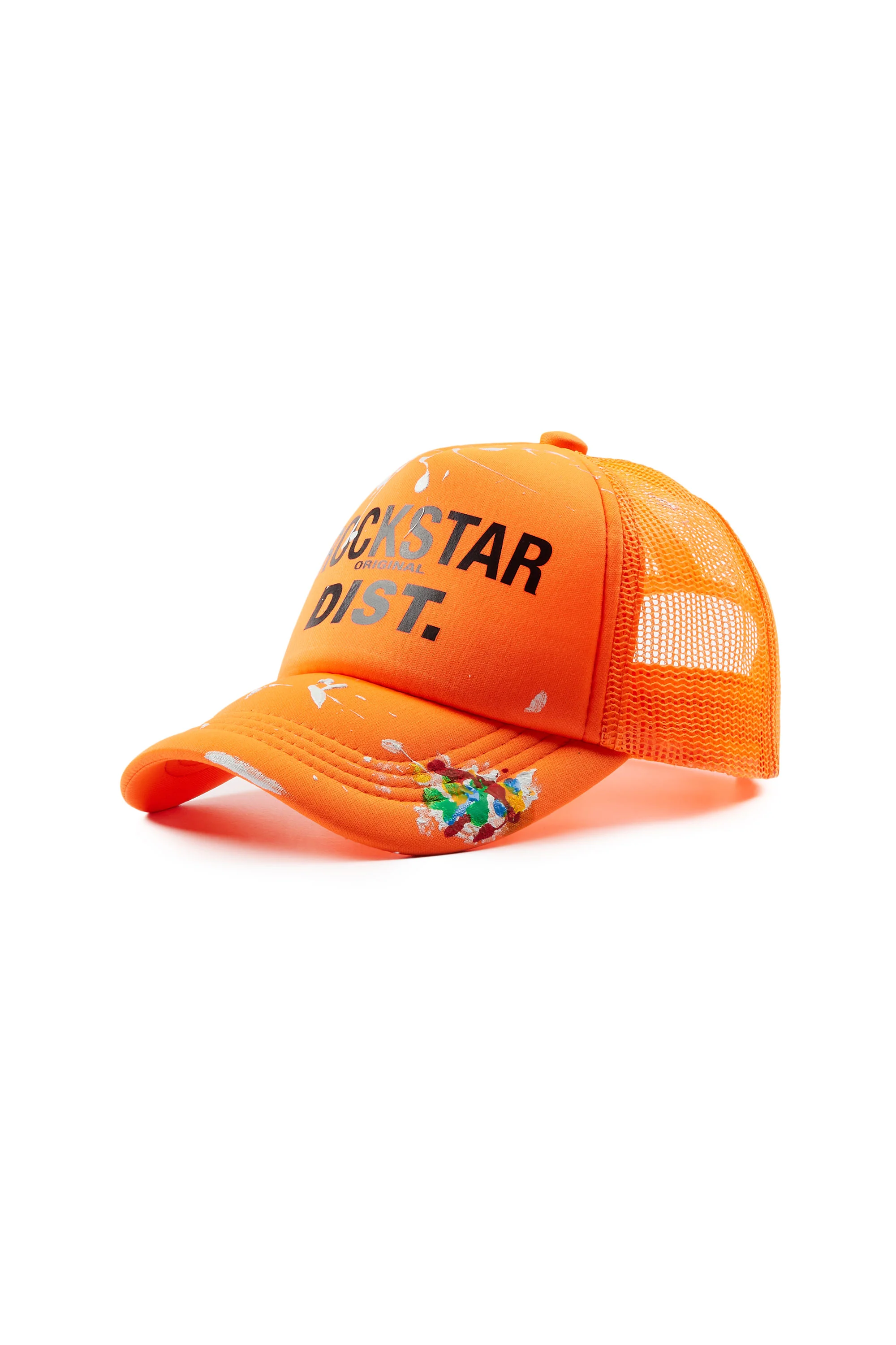 Boys Neptune Orange Trucker Hat - Image 2
