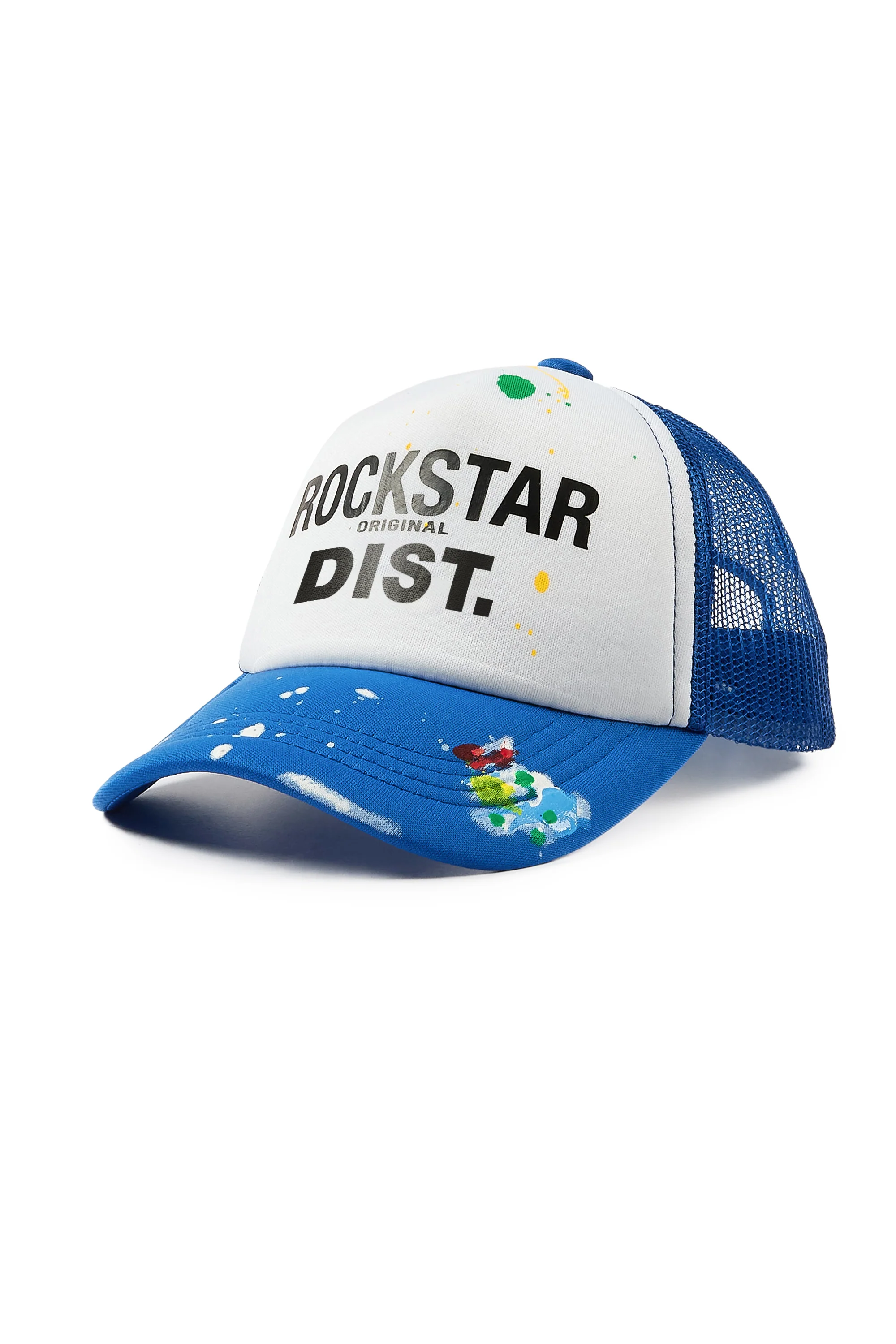 Boys Neptune White/Royal Trucker Hat - Image 2