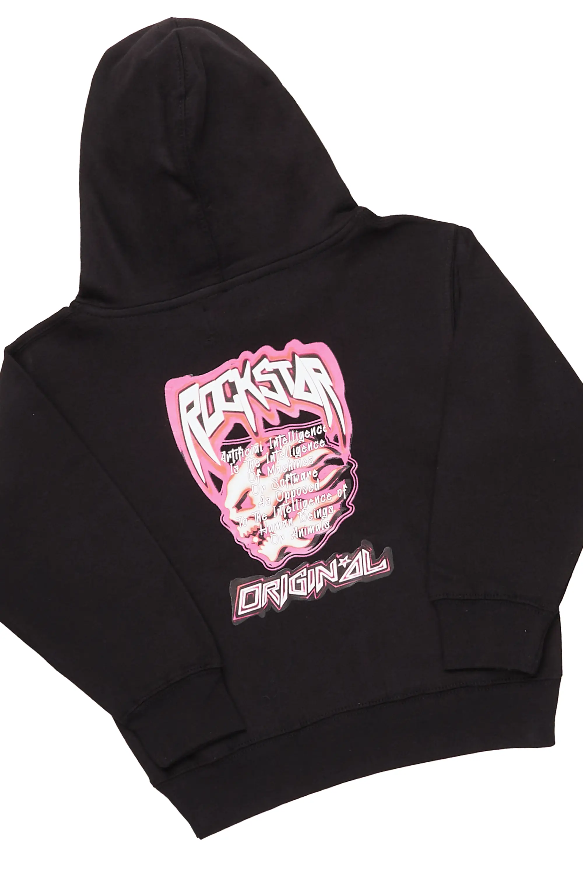 Boys Gangsta Black Hoodie/Jean Set - Image 3