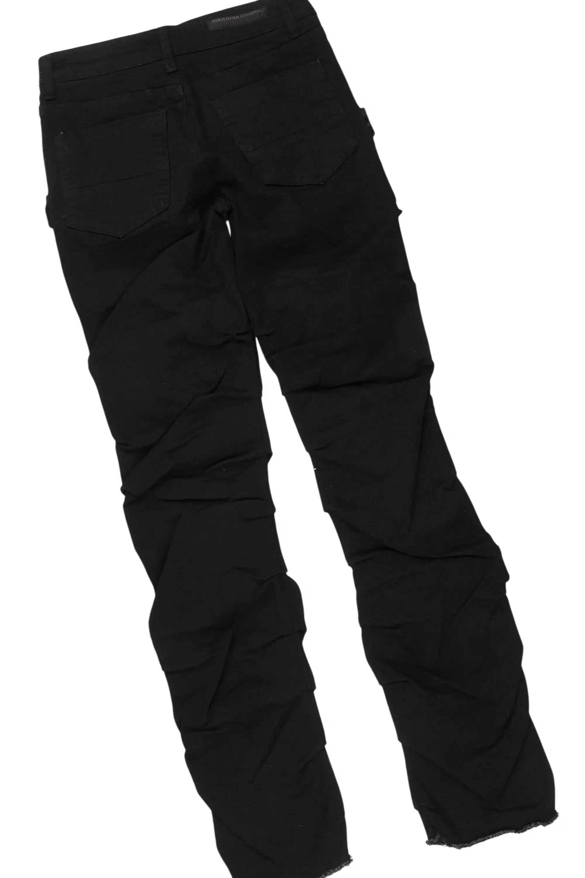 Boys Fields Grey Hoodie & Gentry Black Stacked Jean Set - Image 4