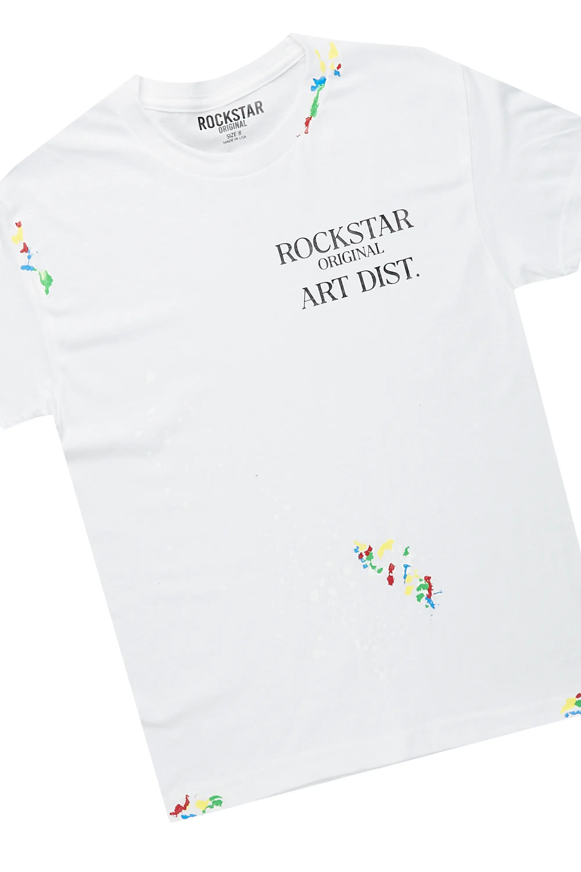 Boys Parry White T-Shirt/Cargo Jean Set - Image 5