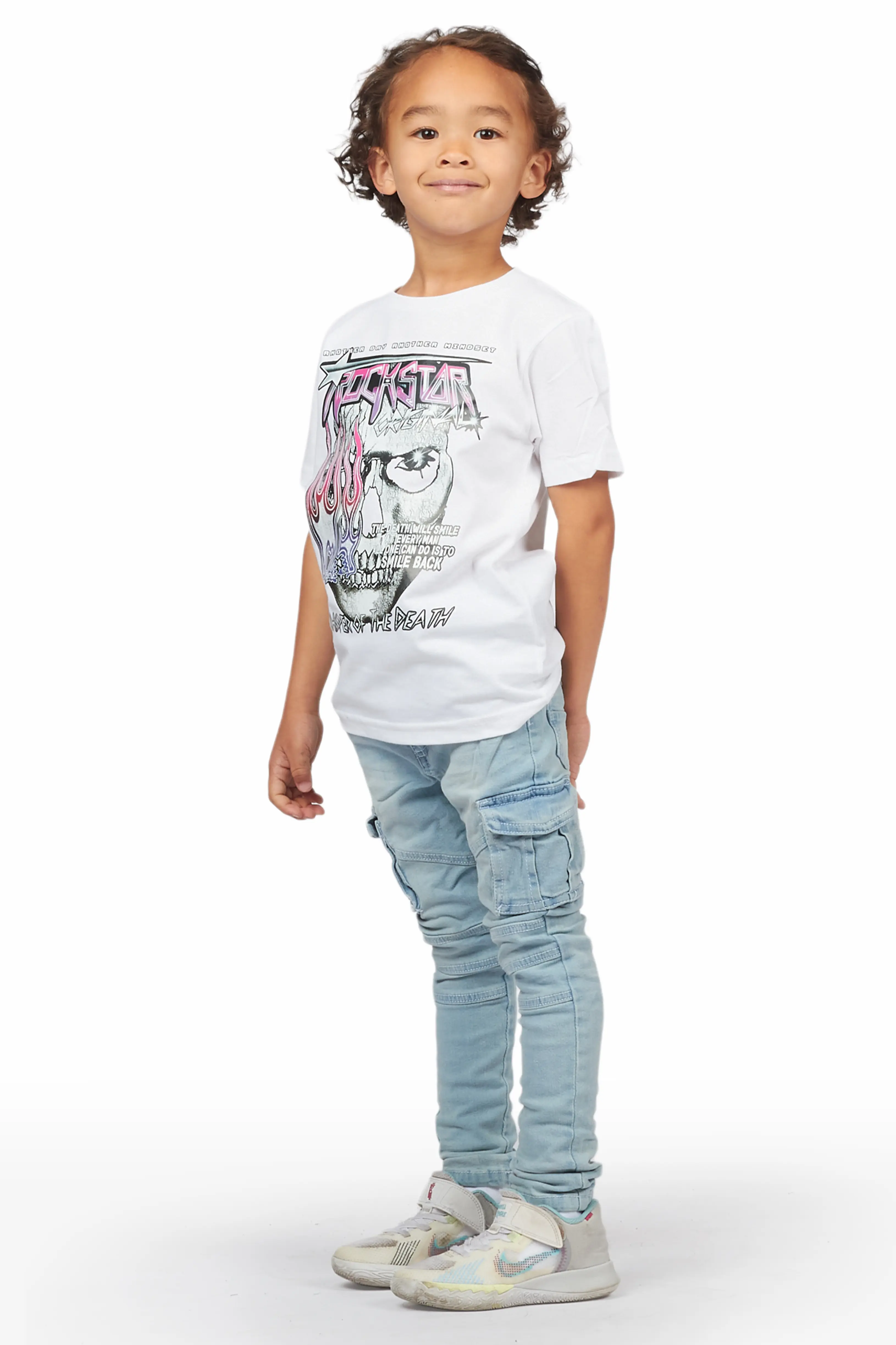 Boys Cache T-Shirt/Cargo Skinny Jean Set - Image 2