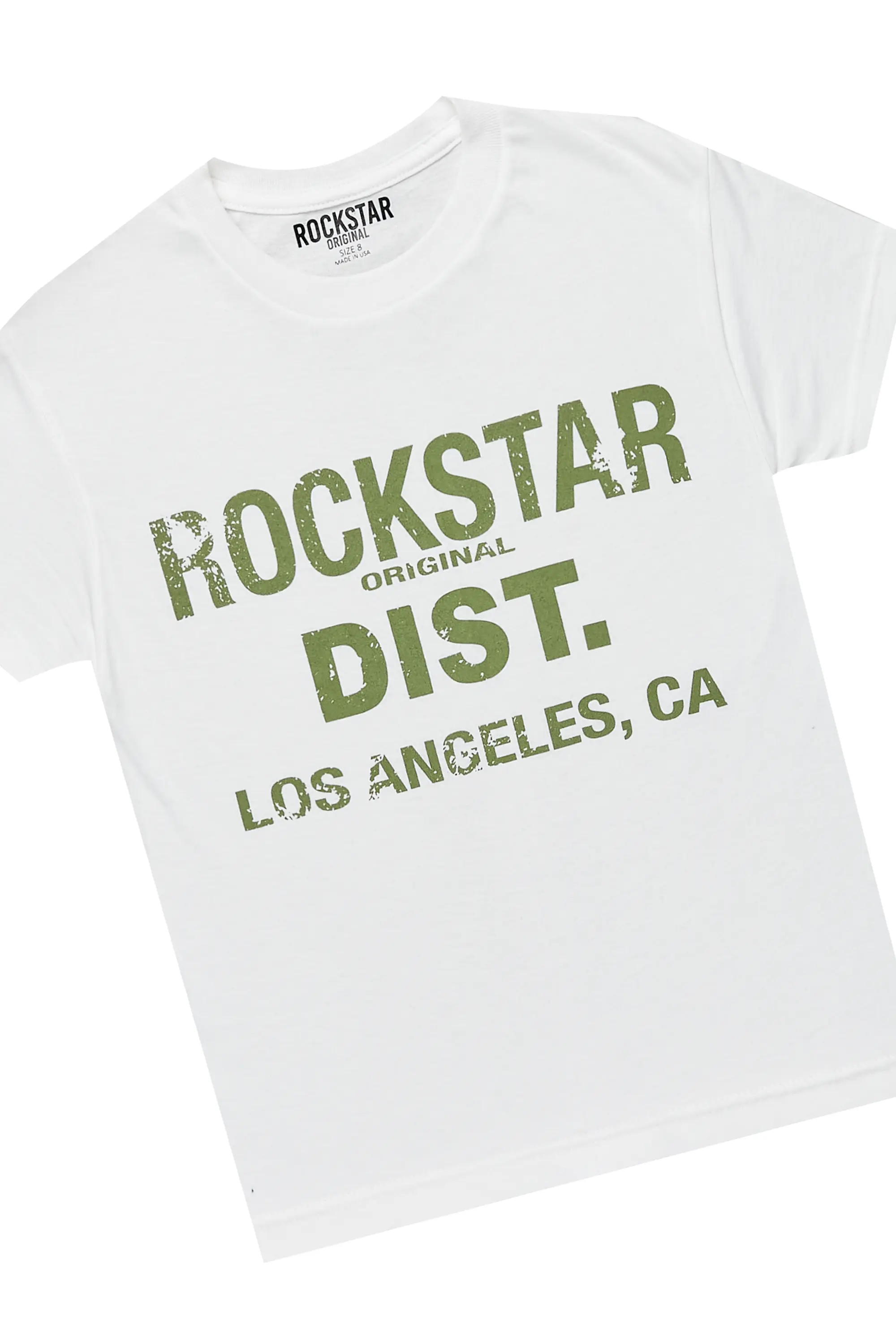 Boys Mateo Tree Camo T-Shirt/Stacked Flare Jean Set - Image 2