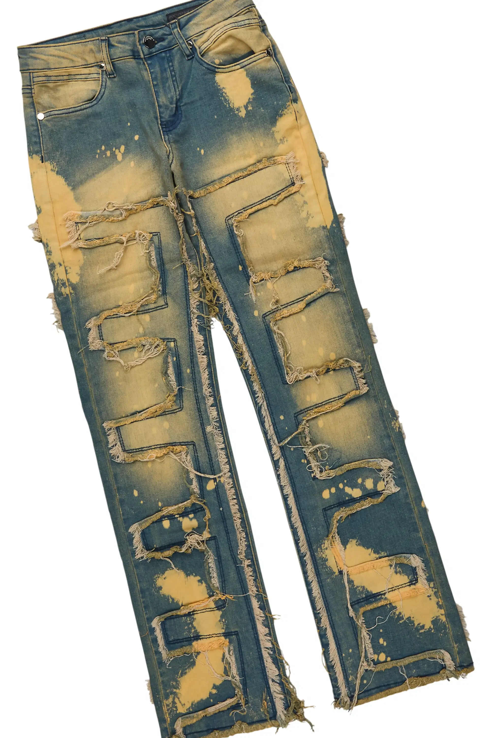 Boys Fields Black Double Layer L/S & Laban Tint Stacked Jean Set - Image 3