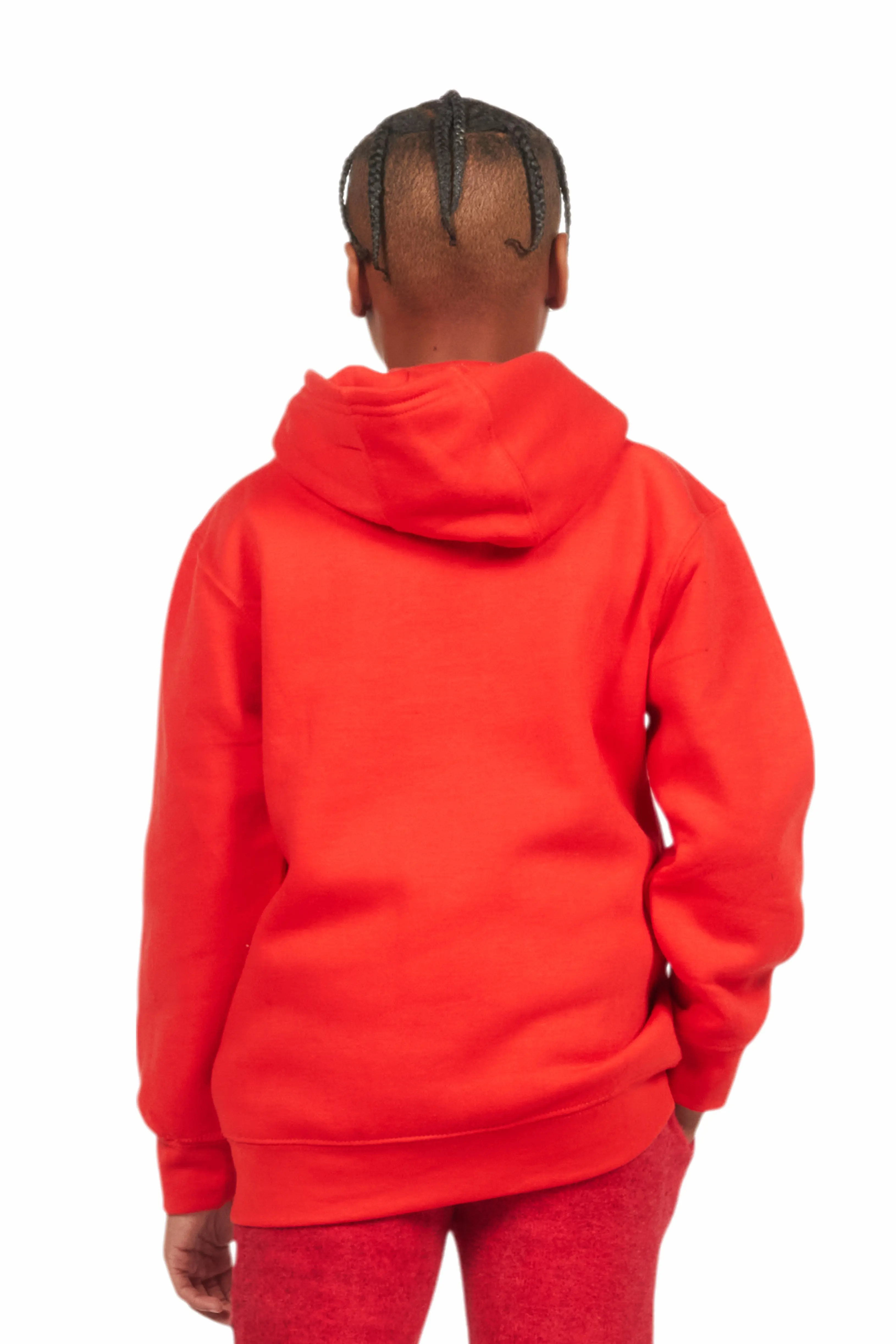 Boys Bedros Red Graphic Hoodie - Image 5
