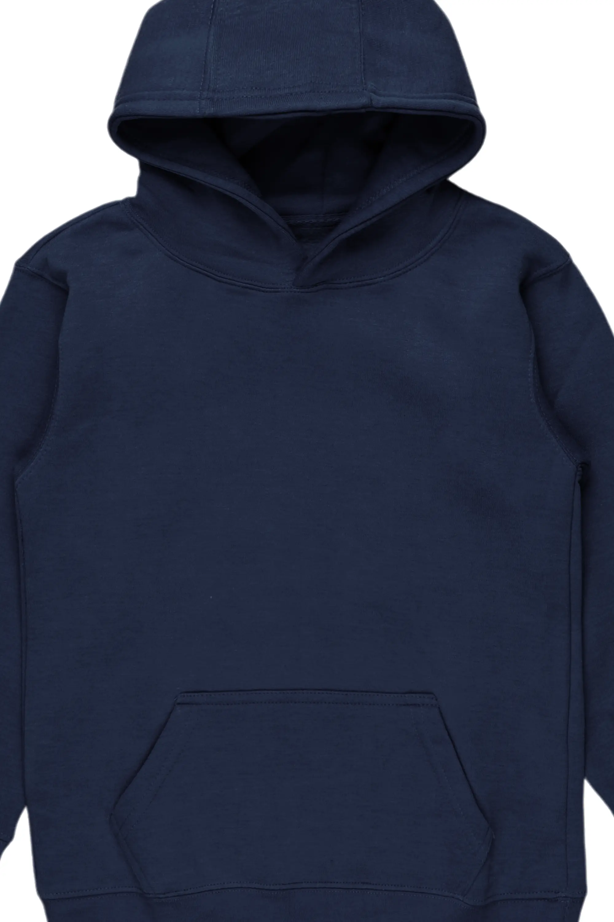 Boys Navy Basic Hoodie - Image 2