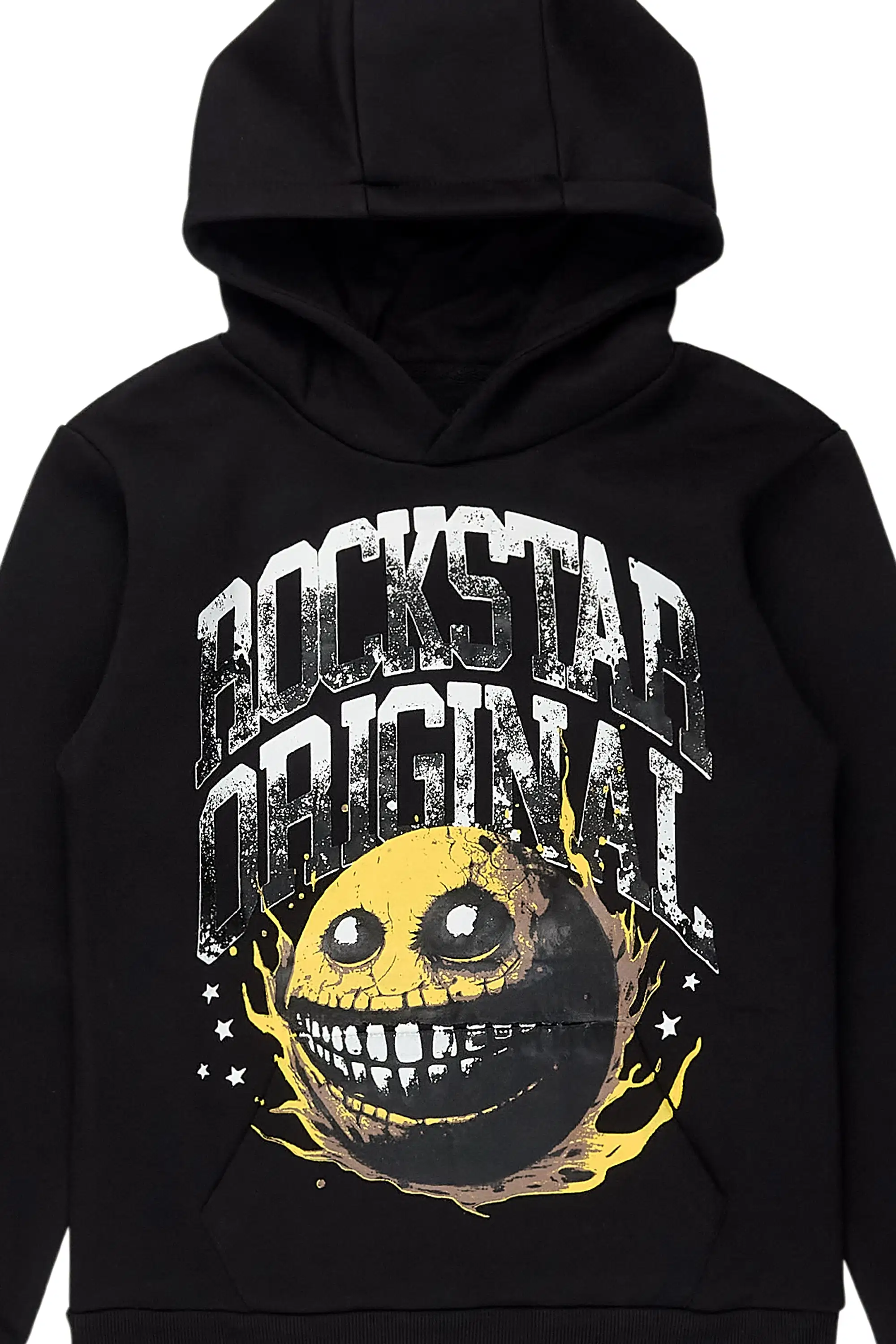 Boys Parsons Black Graphic Hoodie - Image 2