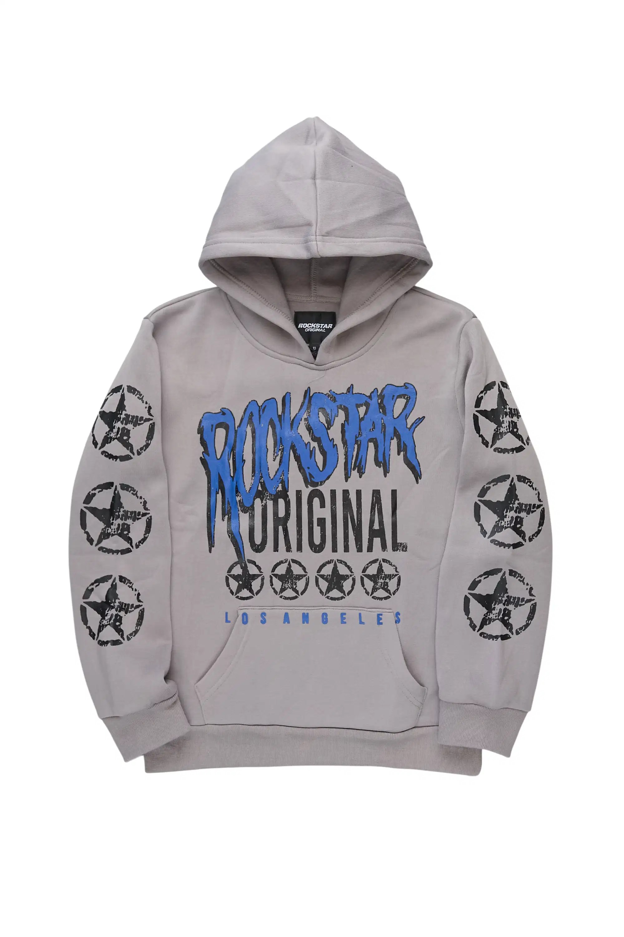 Boys Wizzurd Heather Grey Graphic Hoodie