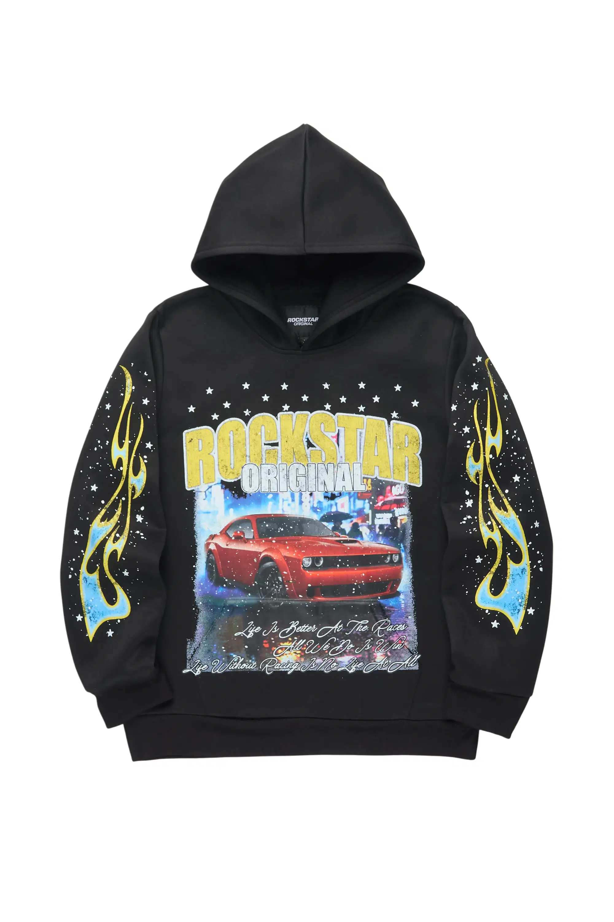 Boys Tokyo Black/Multi Graphic Hoodie