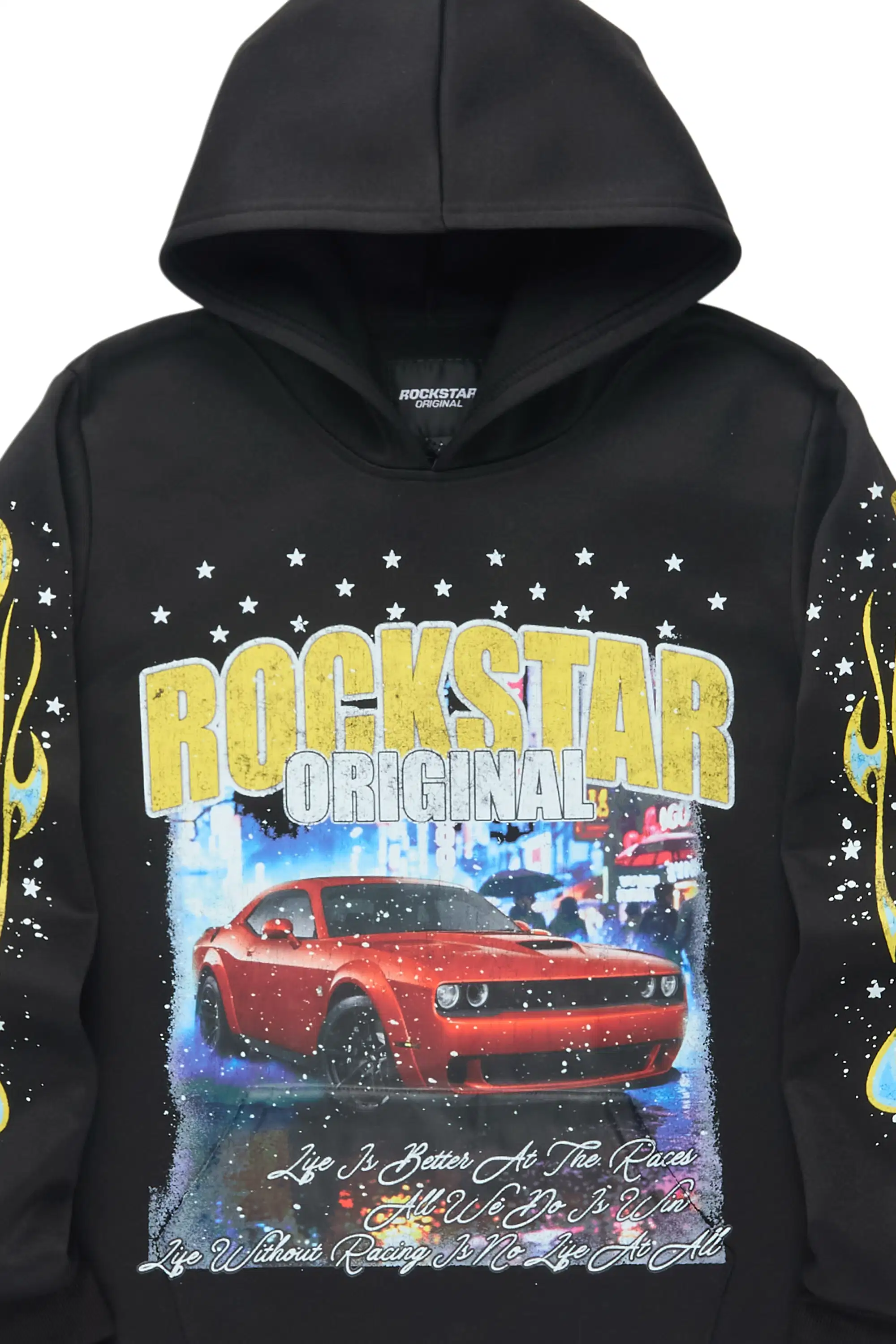 Boys Tokyo Black/Multi Graphic Hoodie - Image 2