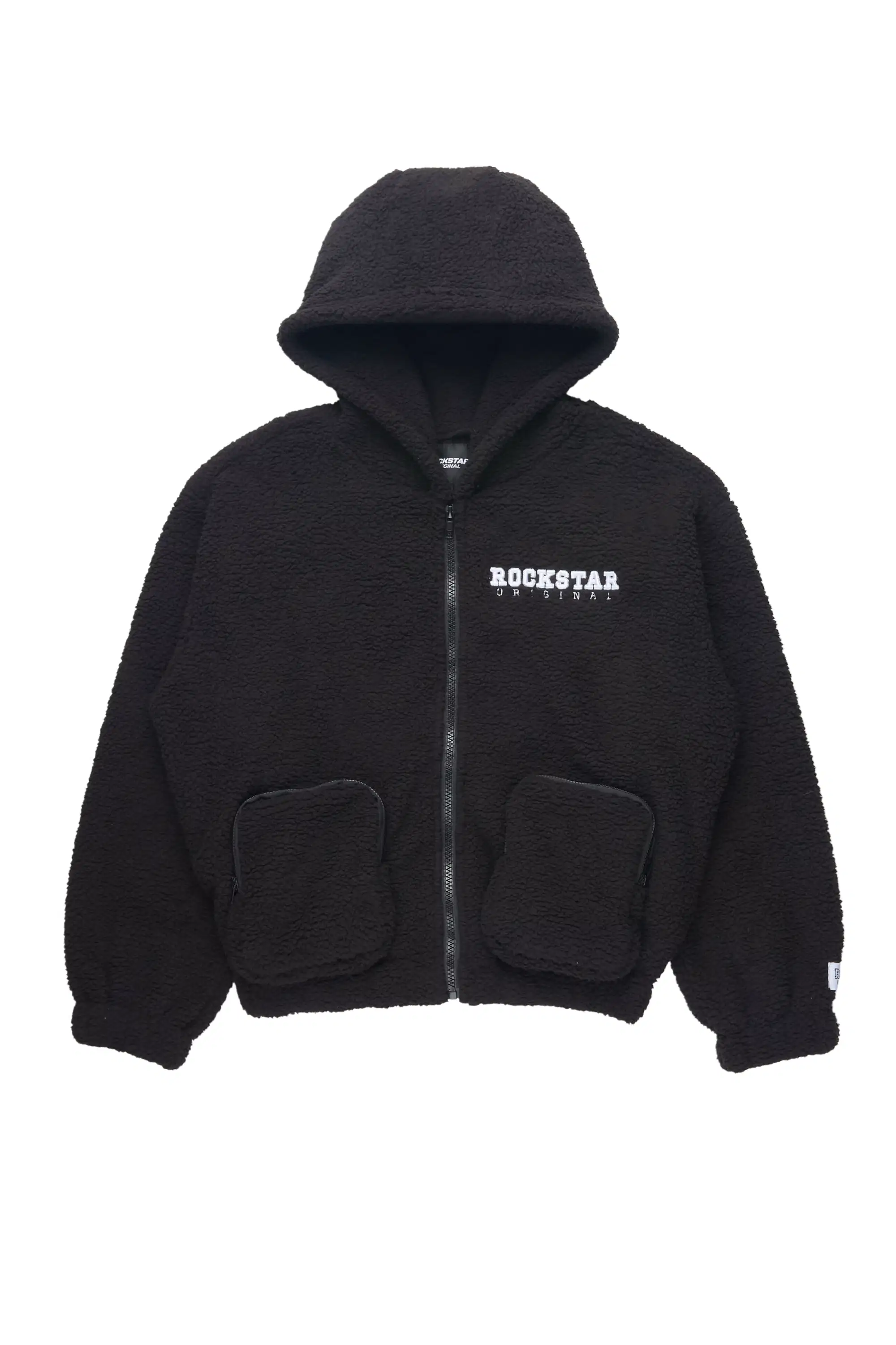 Boys Lonia Black Sherpa Jacket
