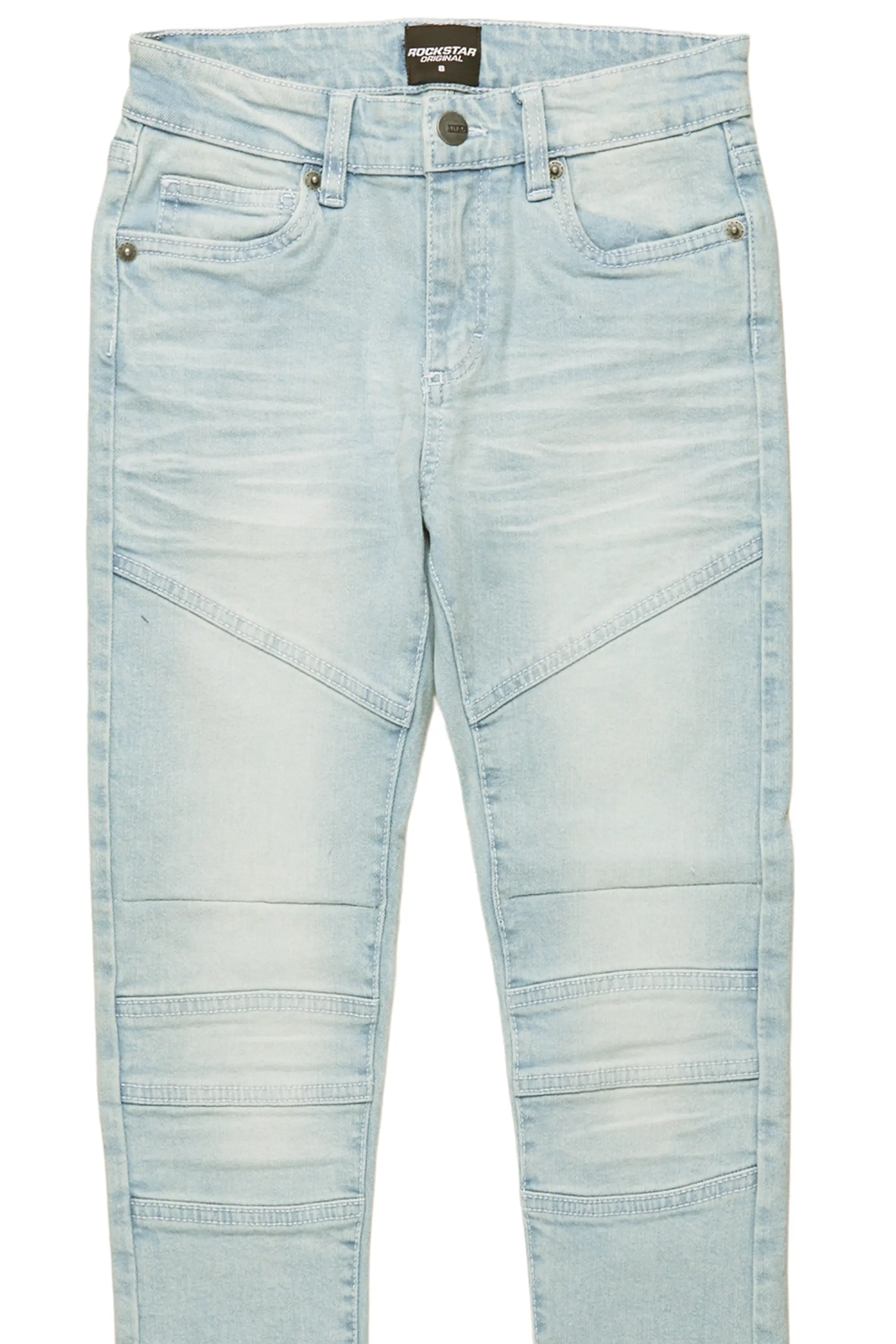 Boys Qito Light Blue Biker Jean - Image 7