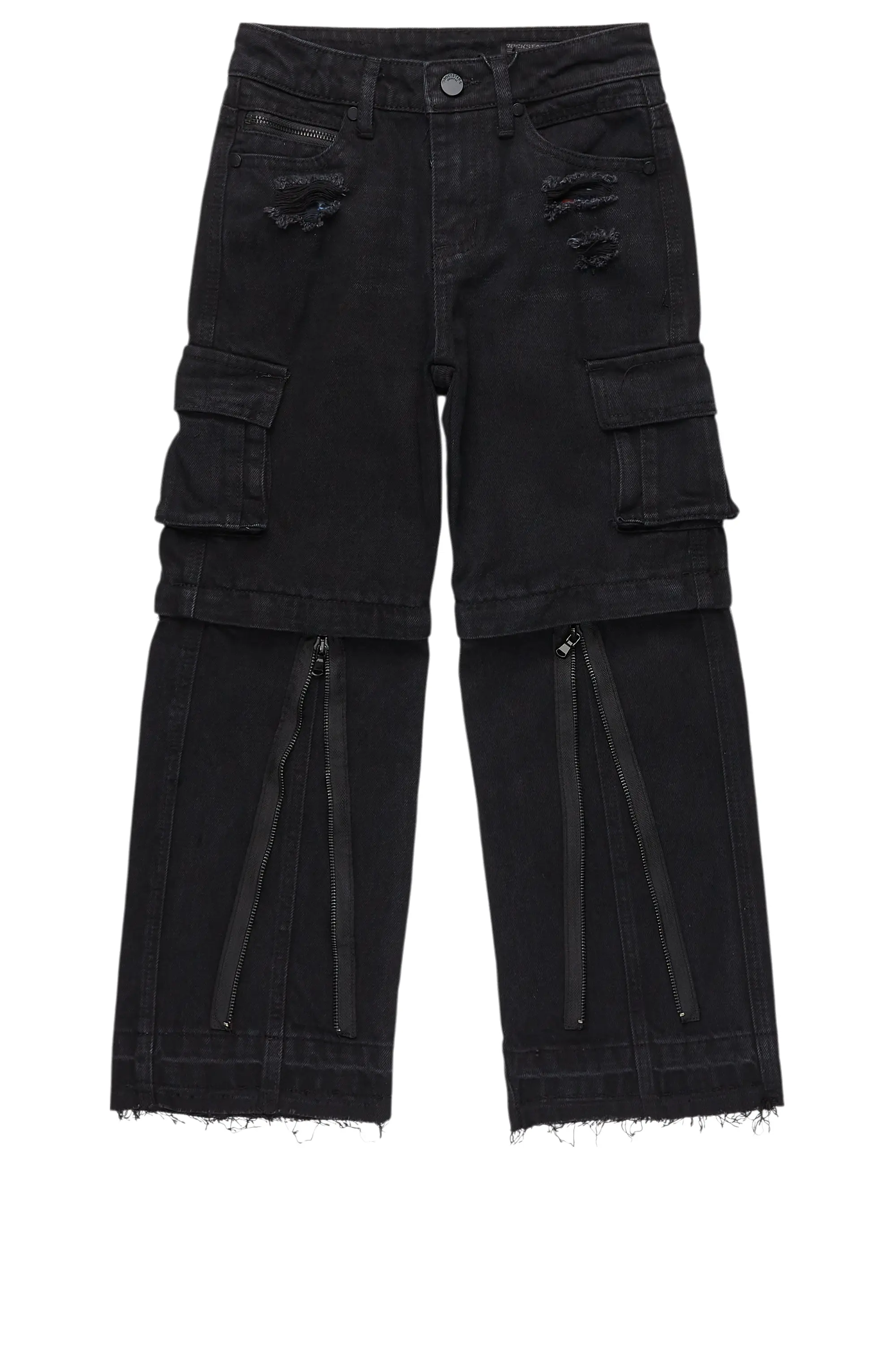 Boys Rupert Black Baggy Fit Jean - Image 2