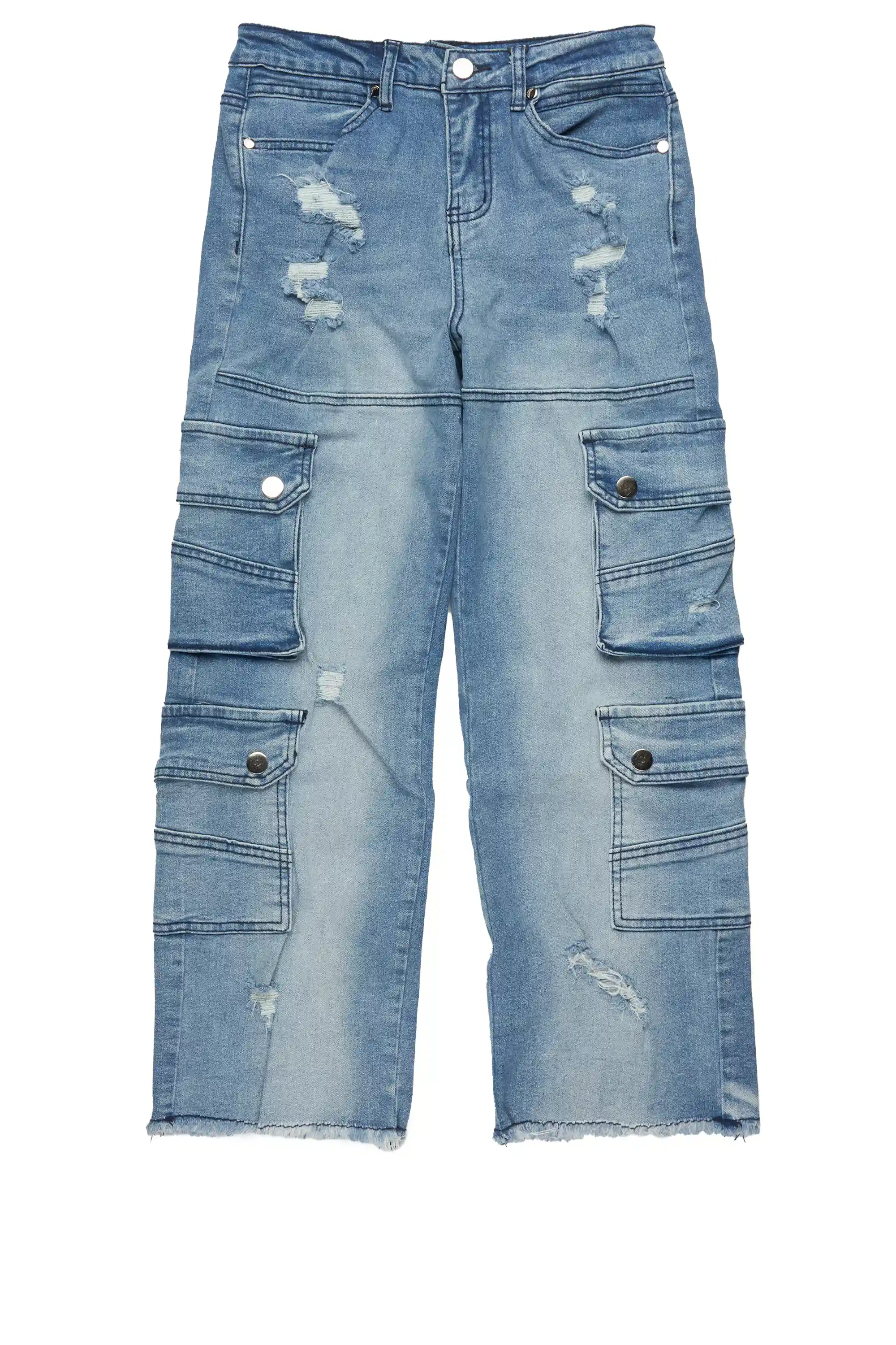 Boys Keylor Blue Baggy Fit Jean - Image 2