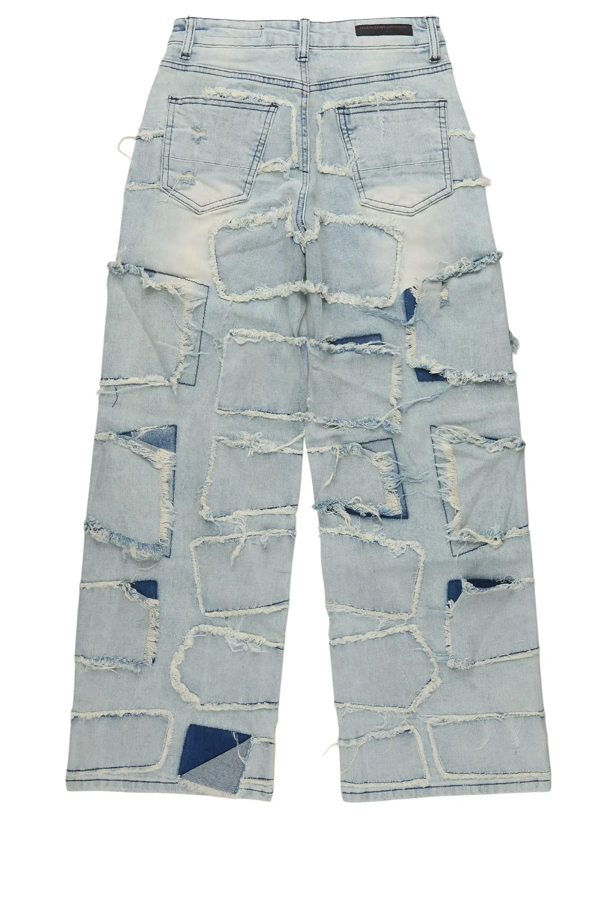 Boys Jacomus Blue Baggy Fit Jean - Image 9