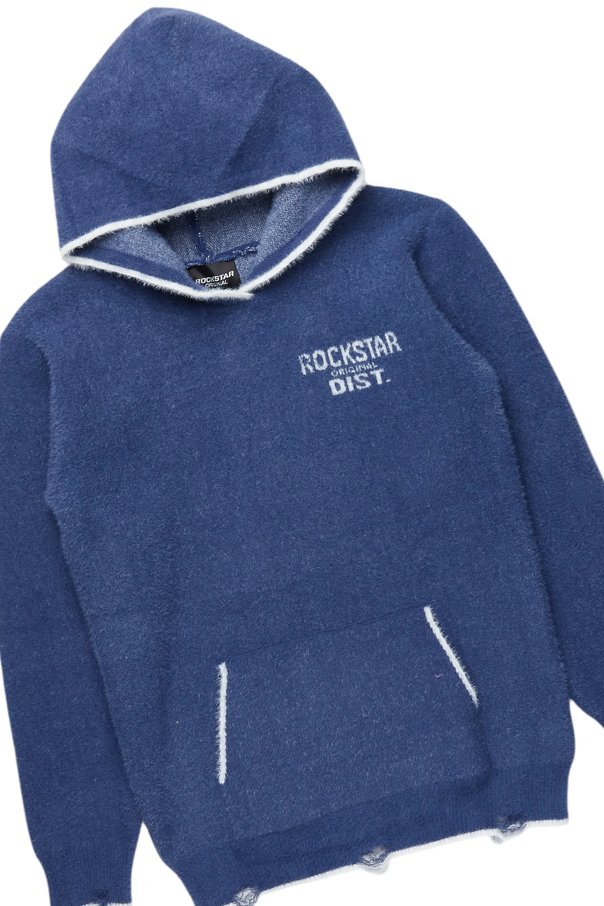 Boys Lake Mohair Navy Knit Track set - Image 6