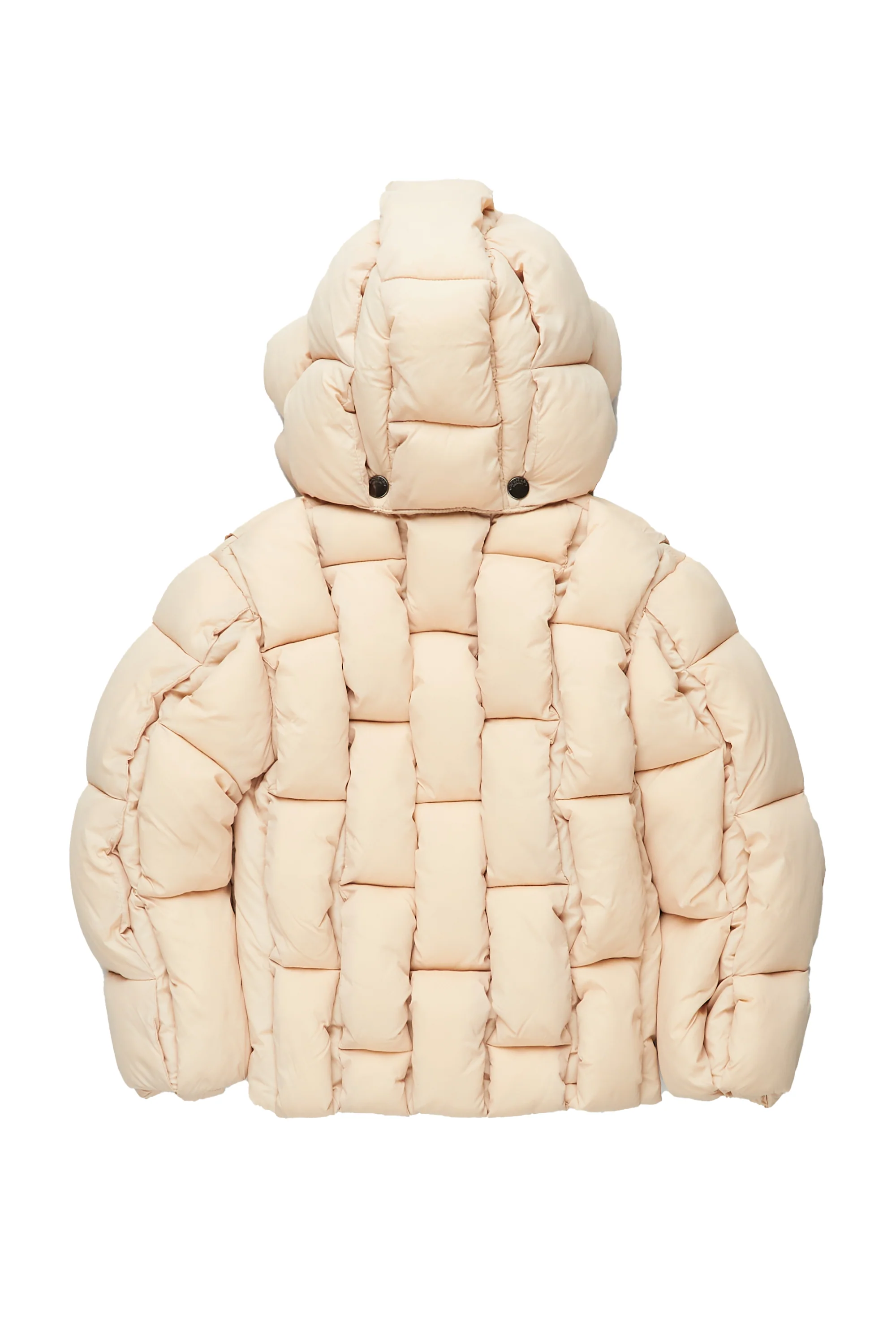Boys Marley Beige Puffer Jacket - Image 4