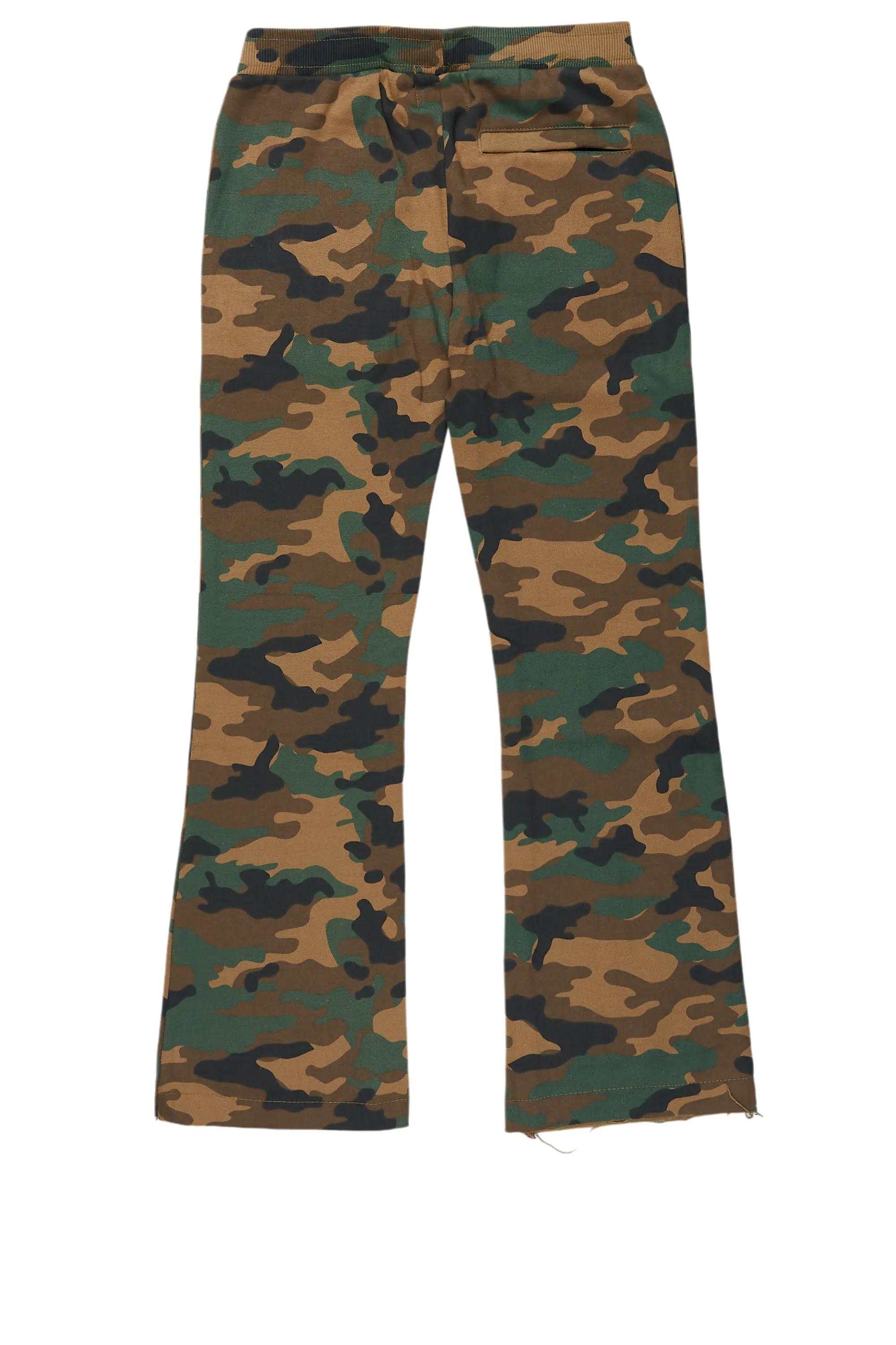 Boys Bansi Faded Camo Stacked Trackpant - Image 9