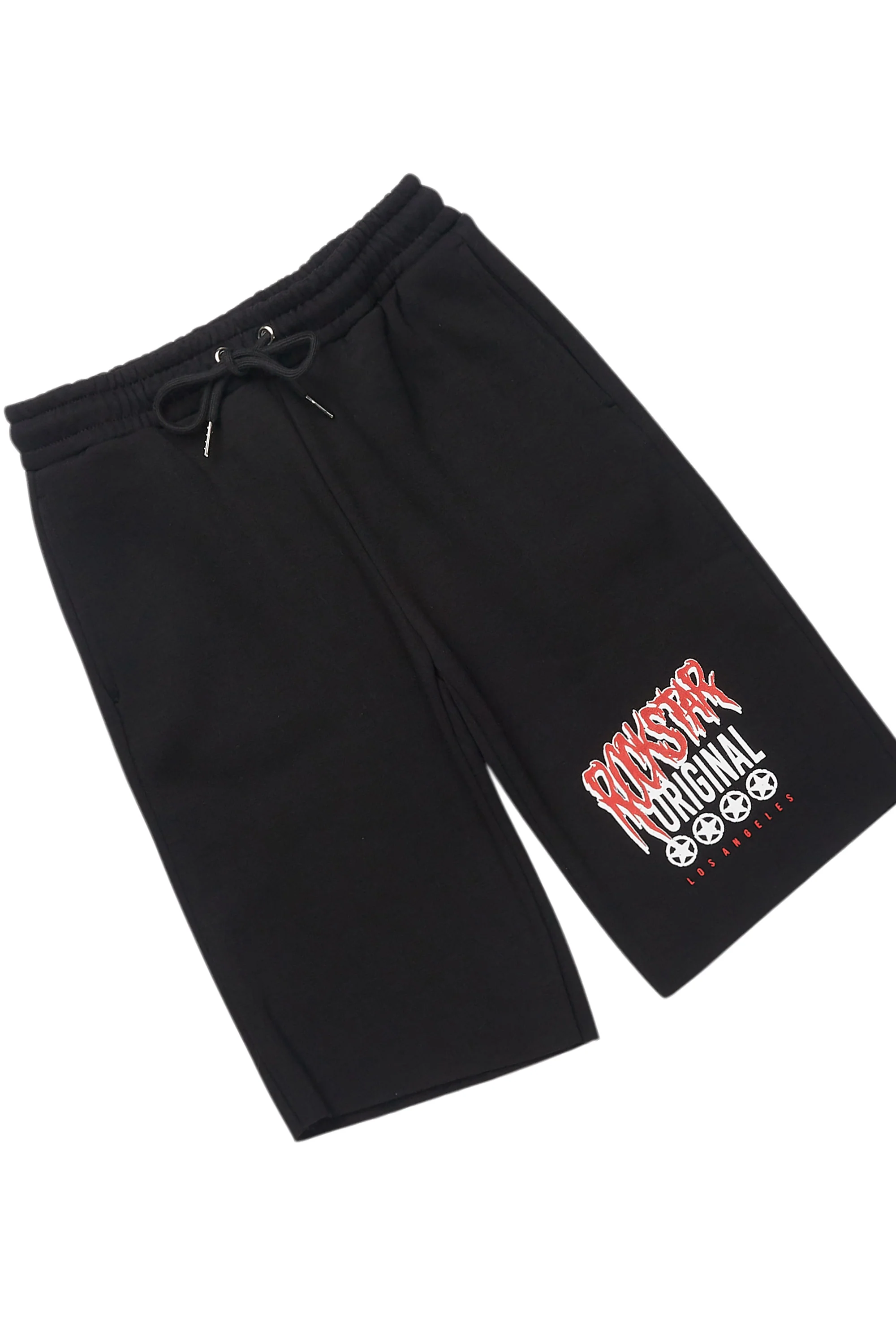 Boys Wizzurd Black/Red T-Shirt Cargo Shorts Set - Image 3