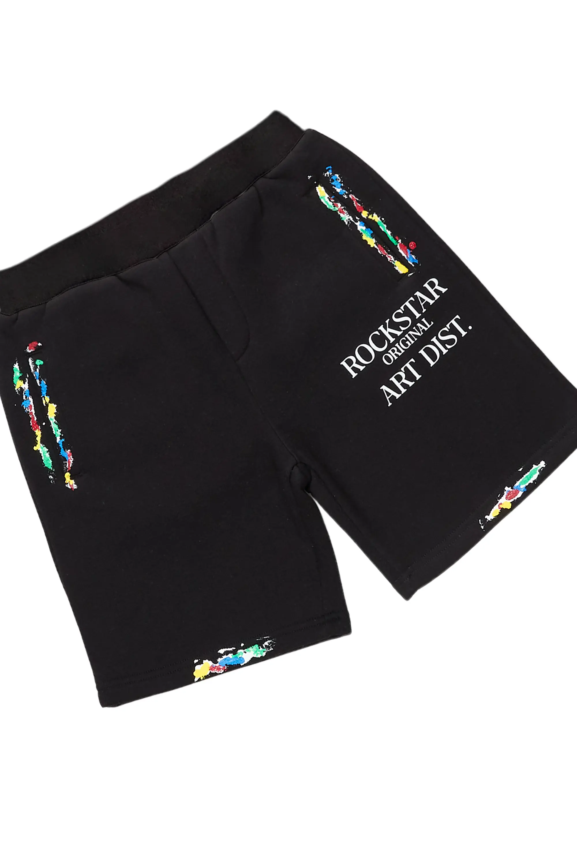 Boys Art Dist. Black Short Set - Image 6