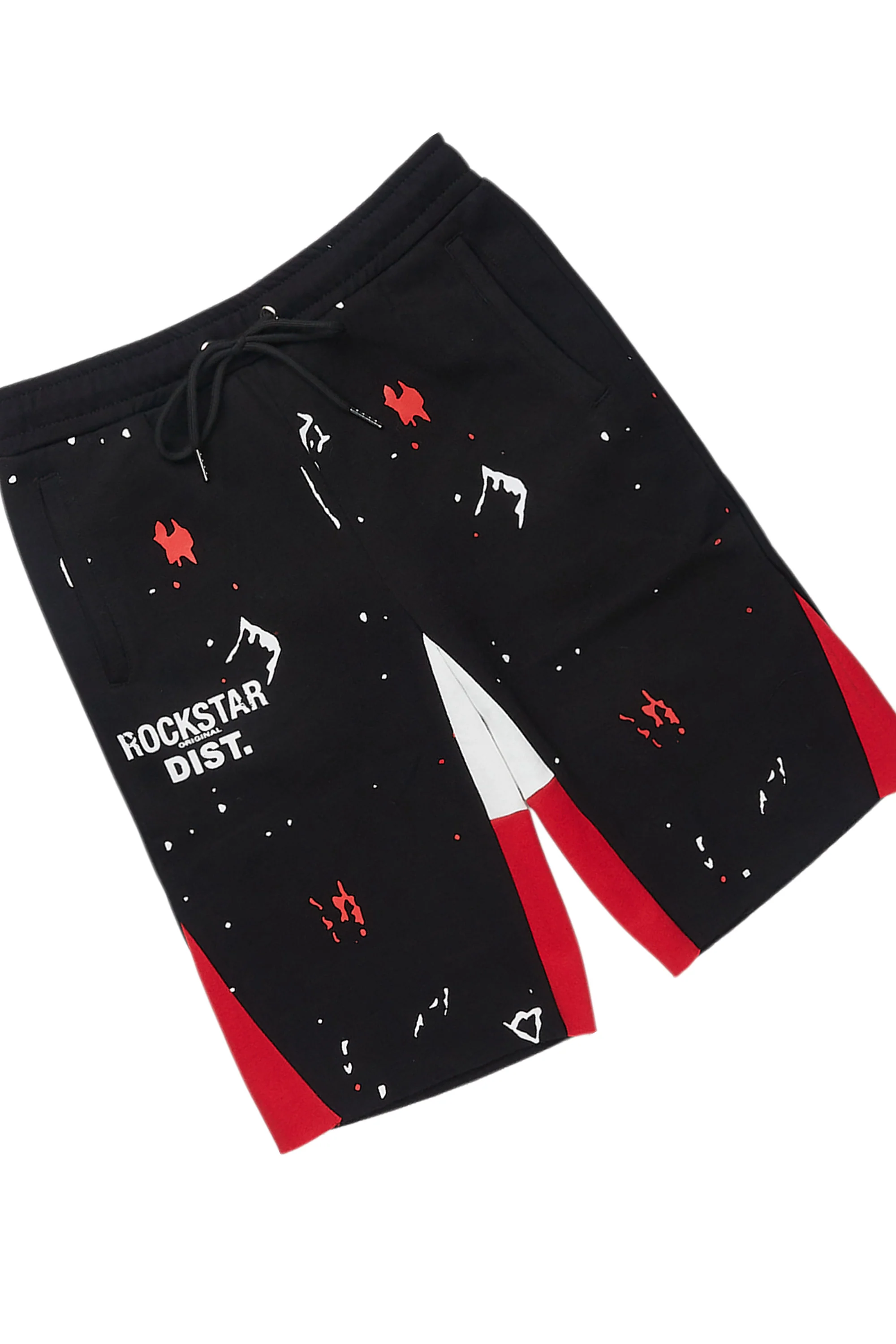 Boys Scottie White/Black Short Set - Image 3