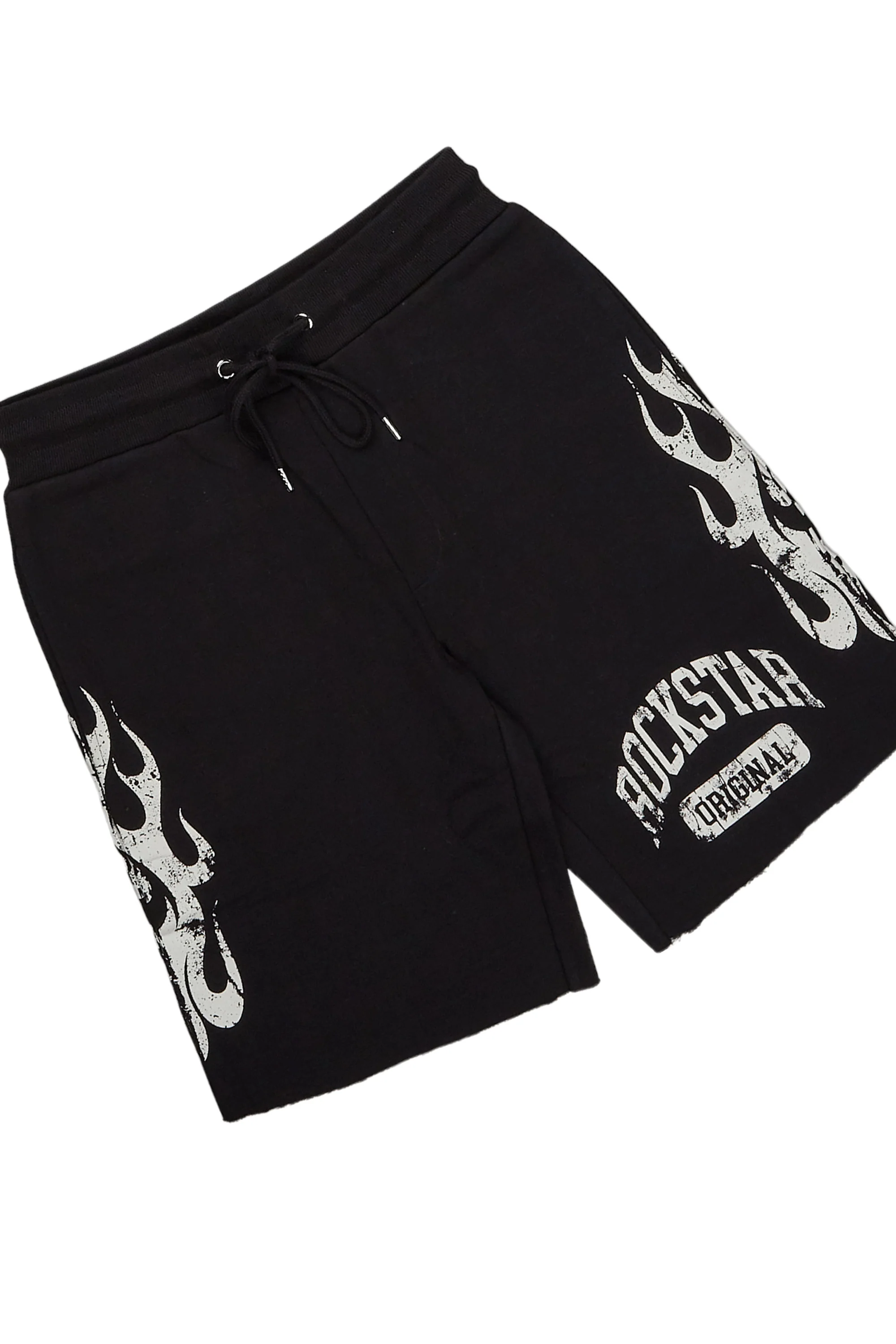Boys Members Black T-Shirt/Short Set - Image 4