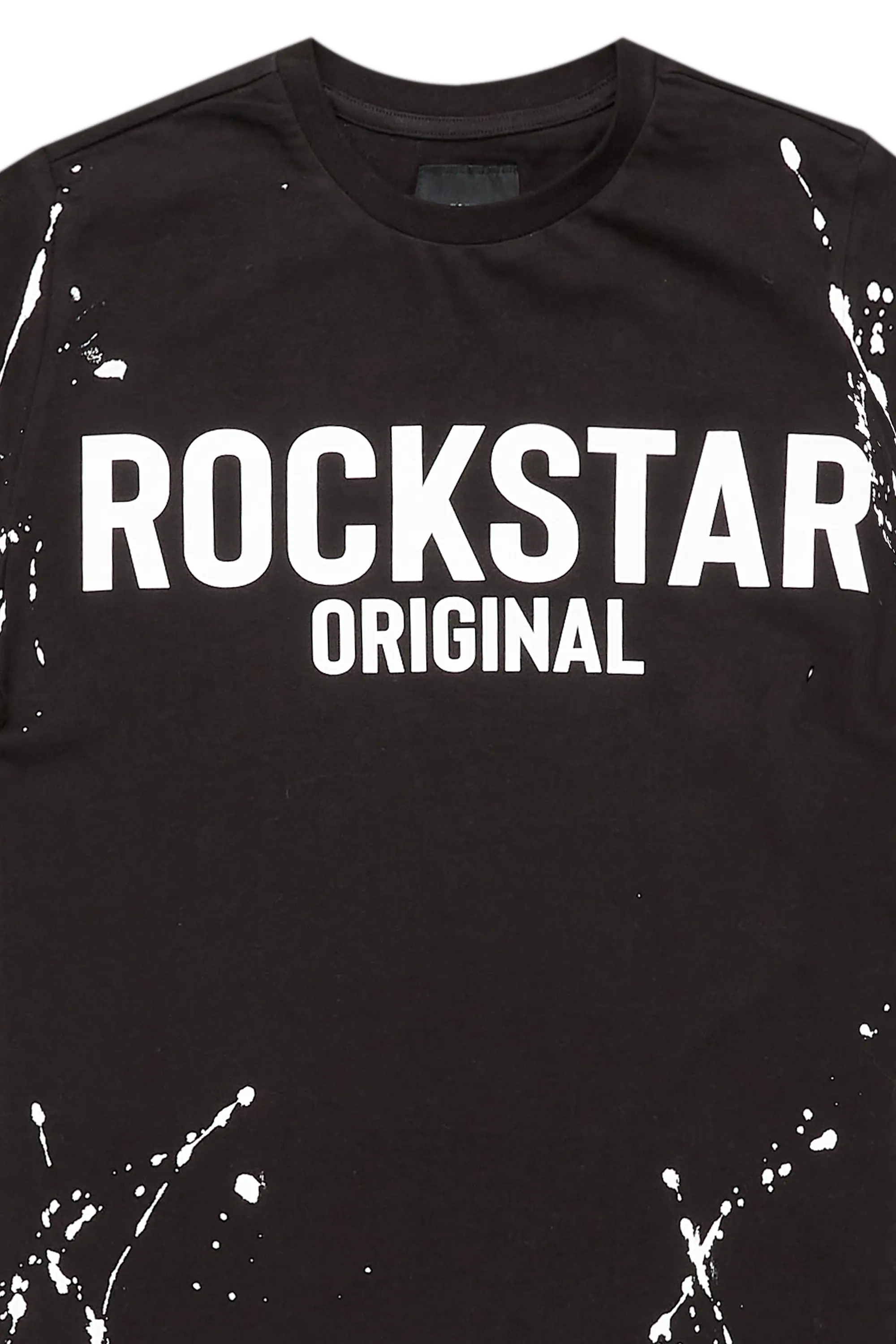 Boys Essien Black Graphic T-Shirt - Image 3