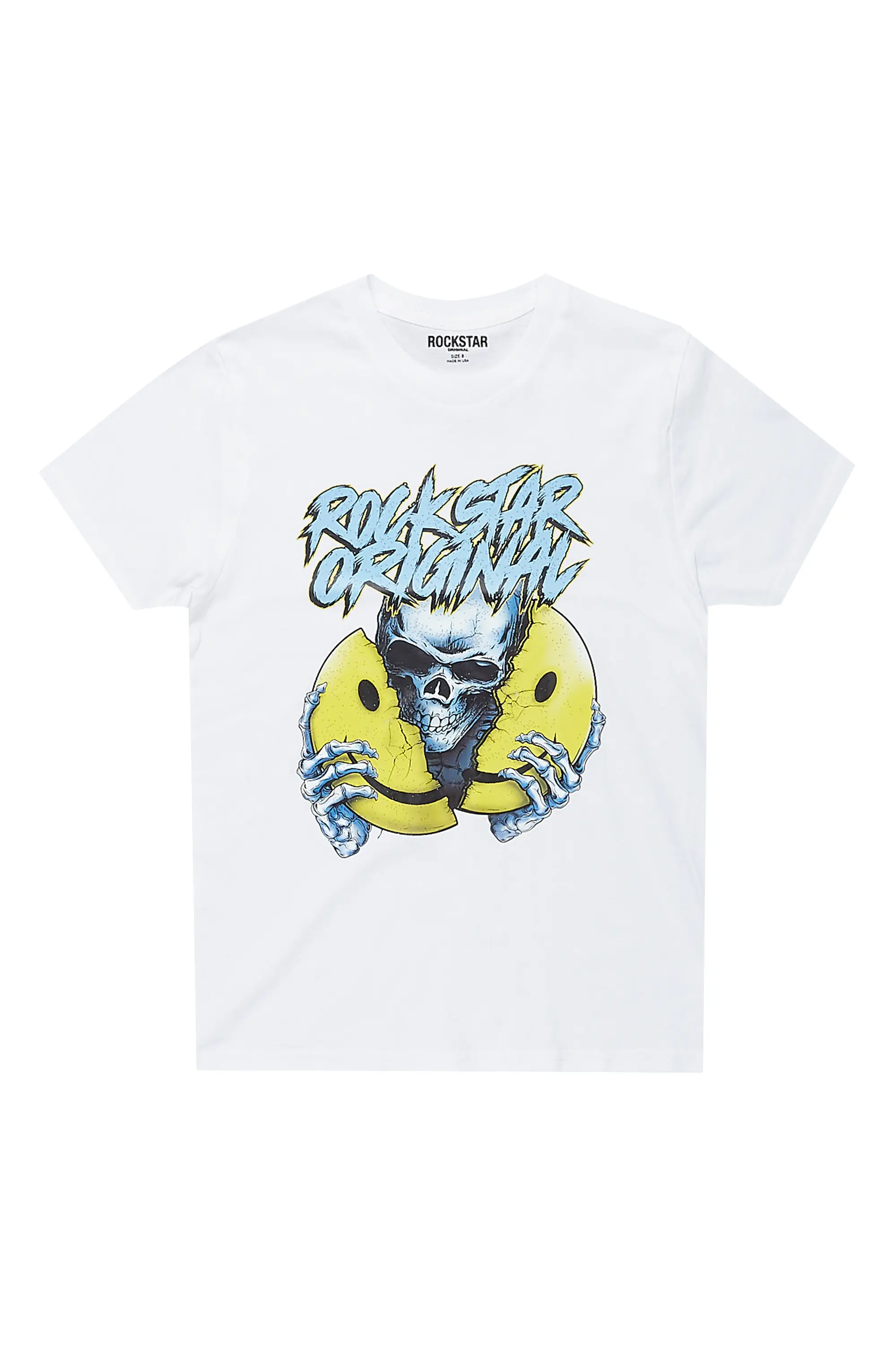 Boys Kai White Graphic T-Shirt - Image 2