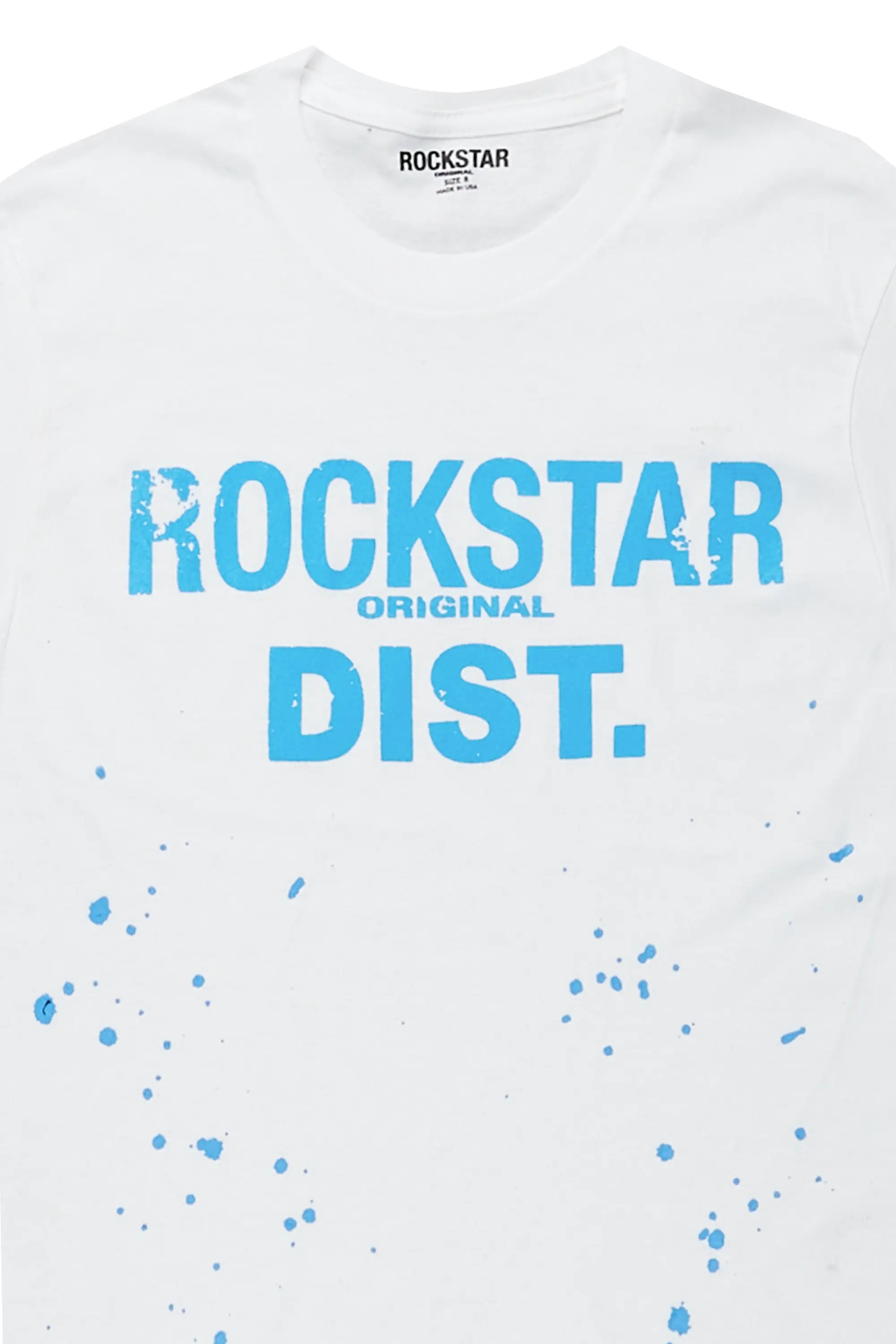 Boys Hani White Graphic T-Shirt - Image 2