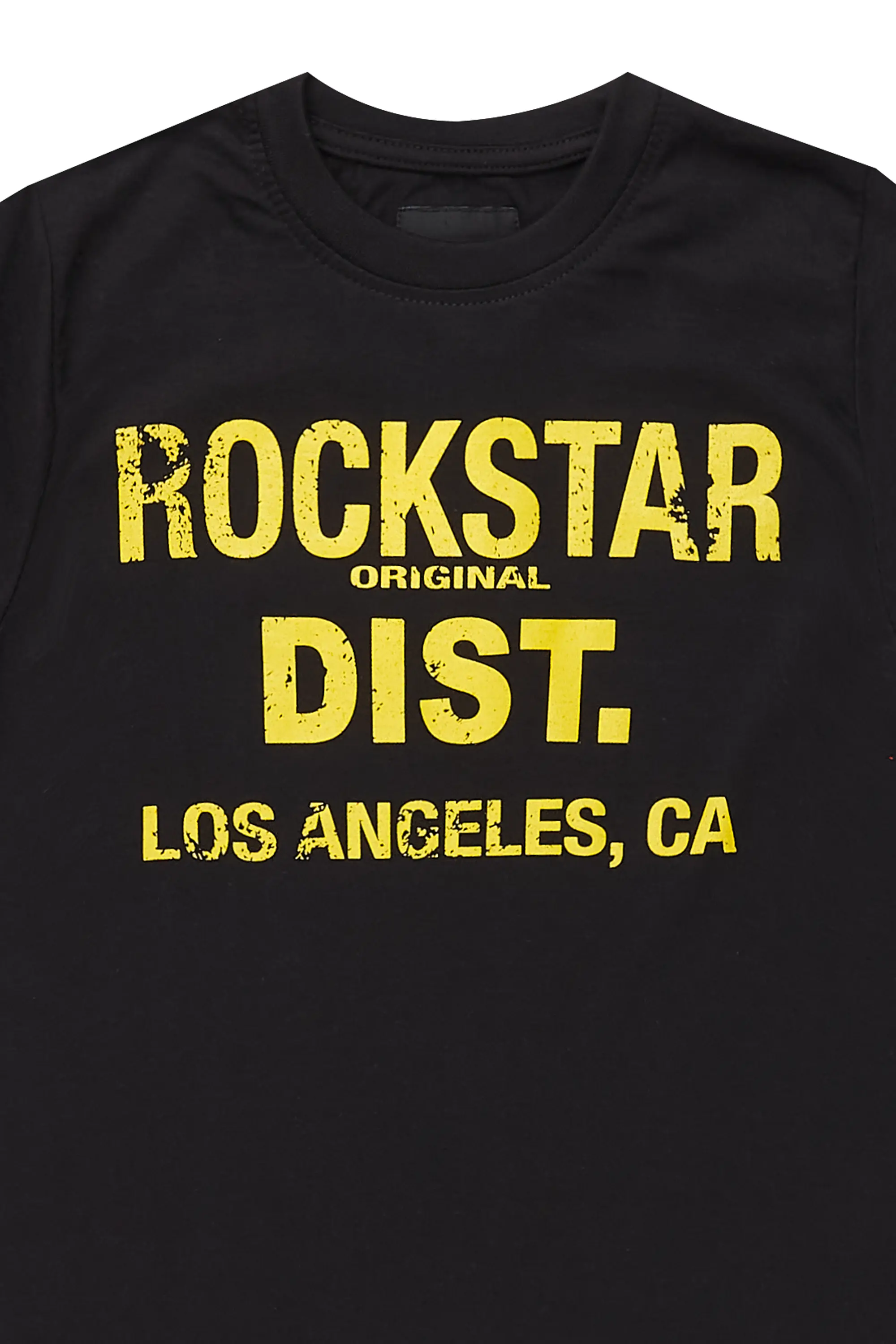 Boys Koen Black/Yellow Graphic T-Shirt - Image 7