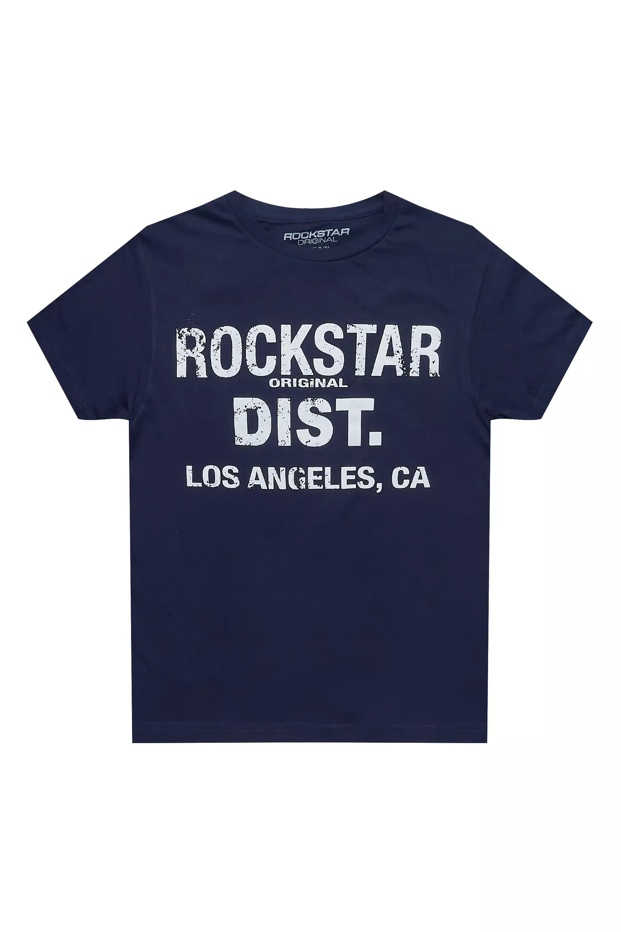 Boys Koen Navy/White Graphic T-Shirt