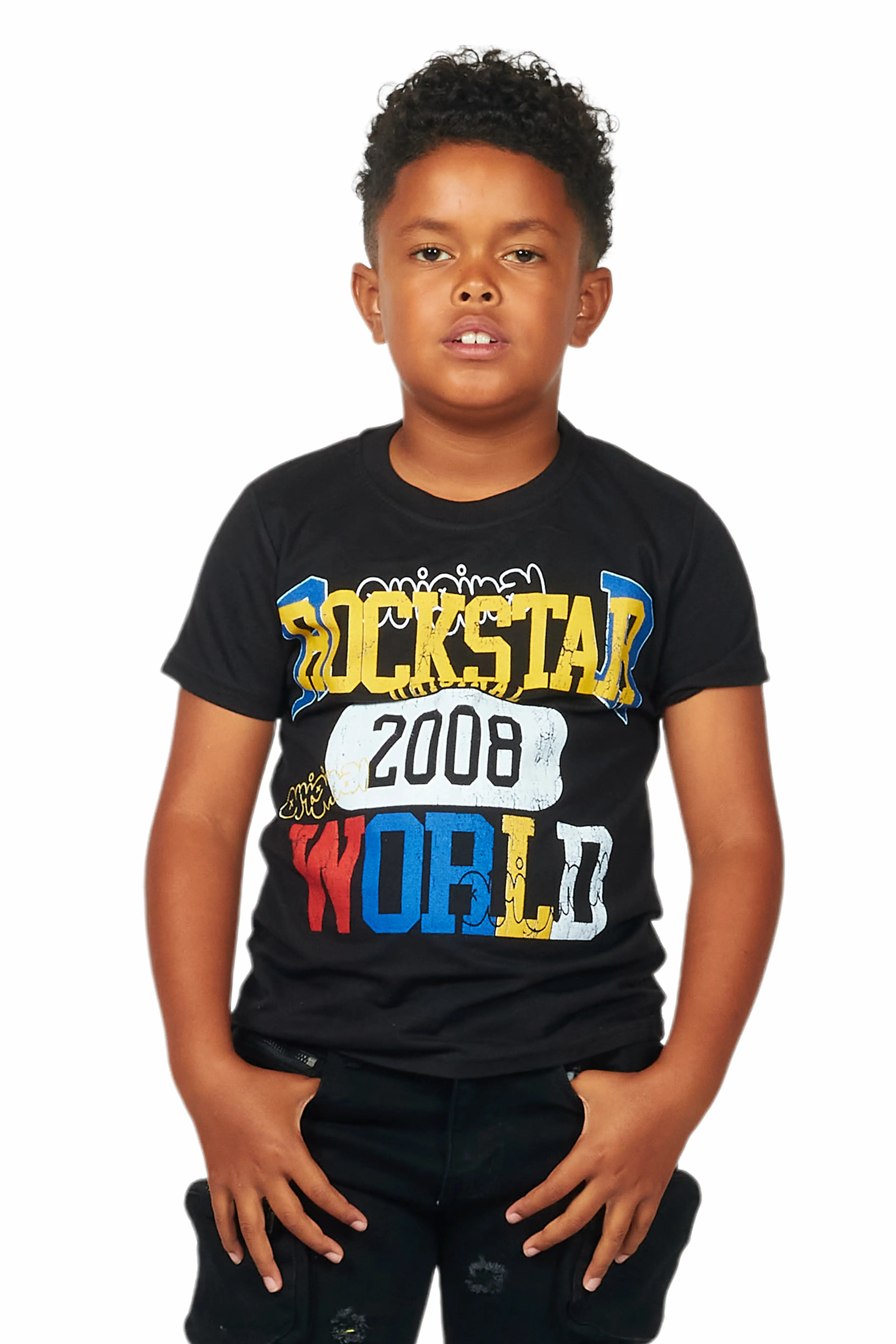 Boys Daria Black Graphic T-Shirt - Image 2