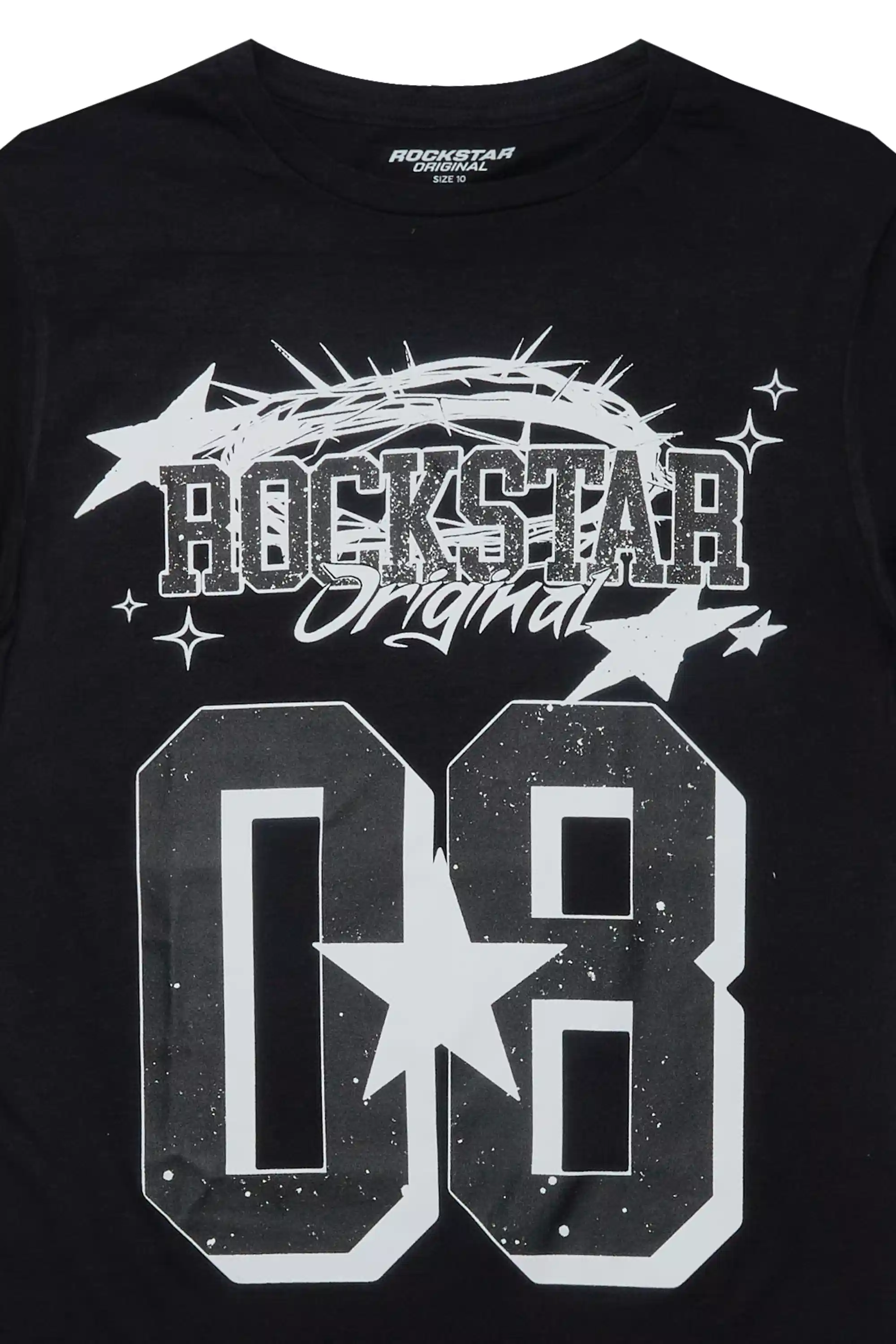 Boys Allstar Black/White Graphic T-Shirt - Image 5