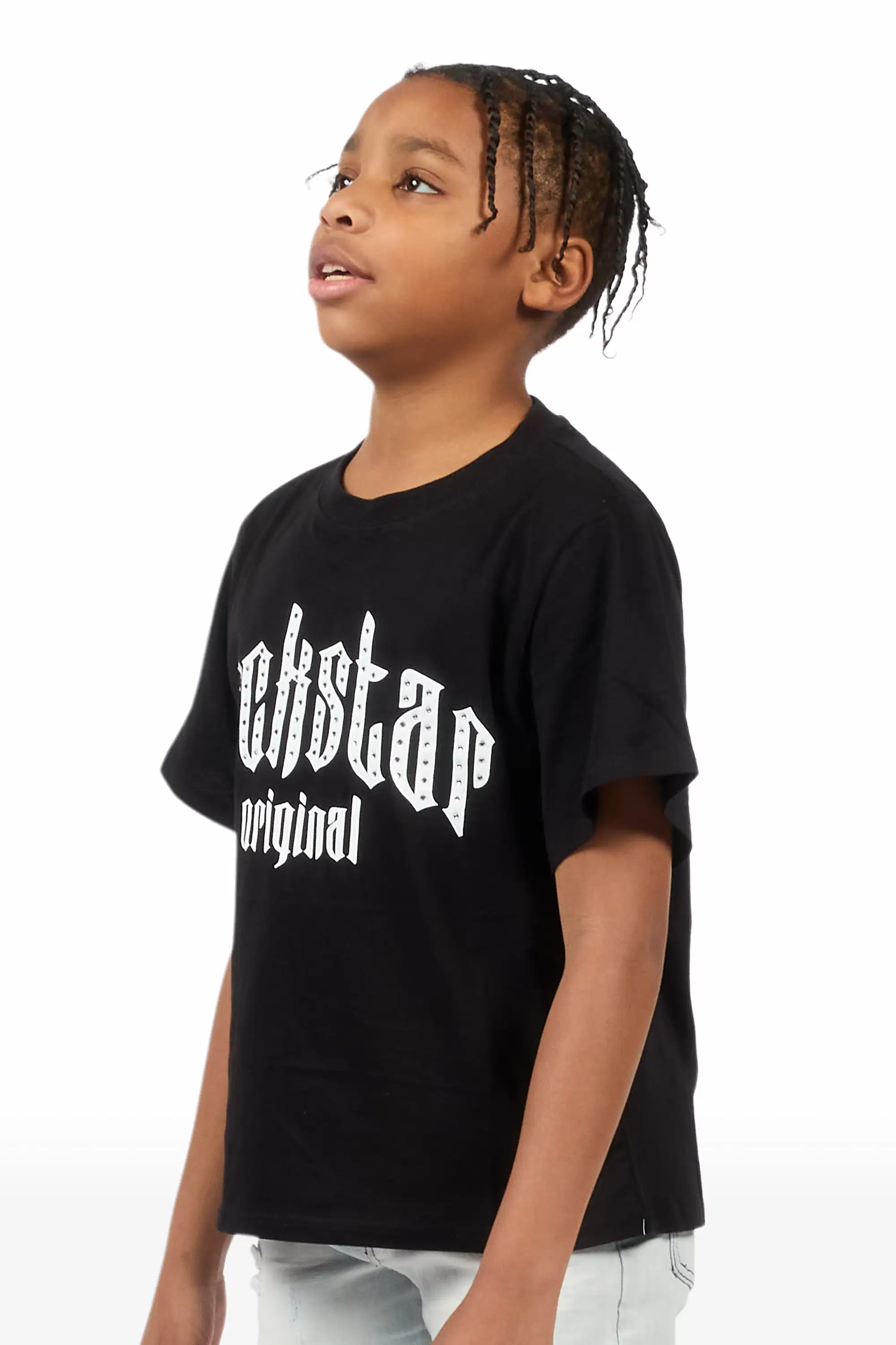 Boys Sherriso Black Rhinestone T-Shirt - Image 6