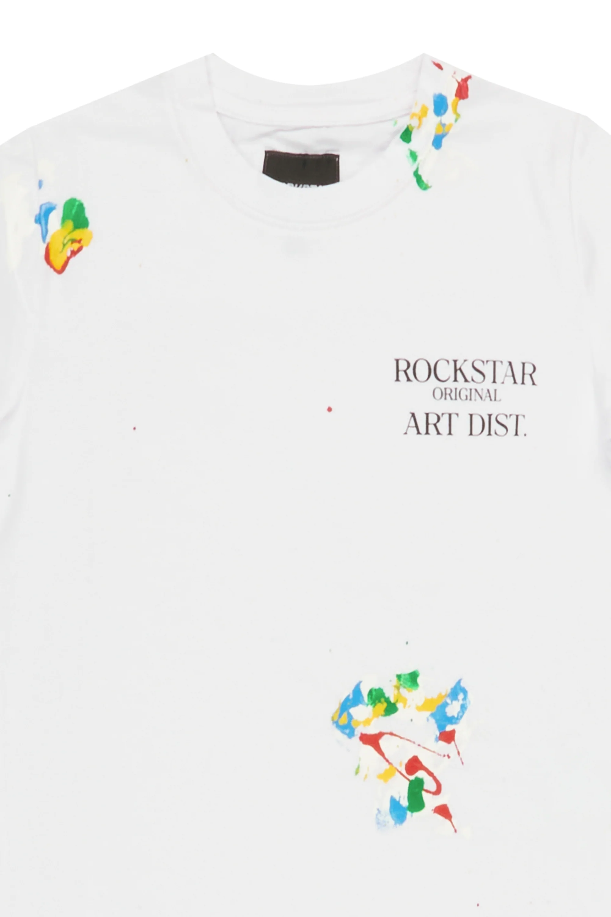 Boys Palmer White Graphic T-Shirt - Image 4