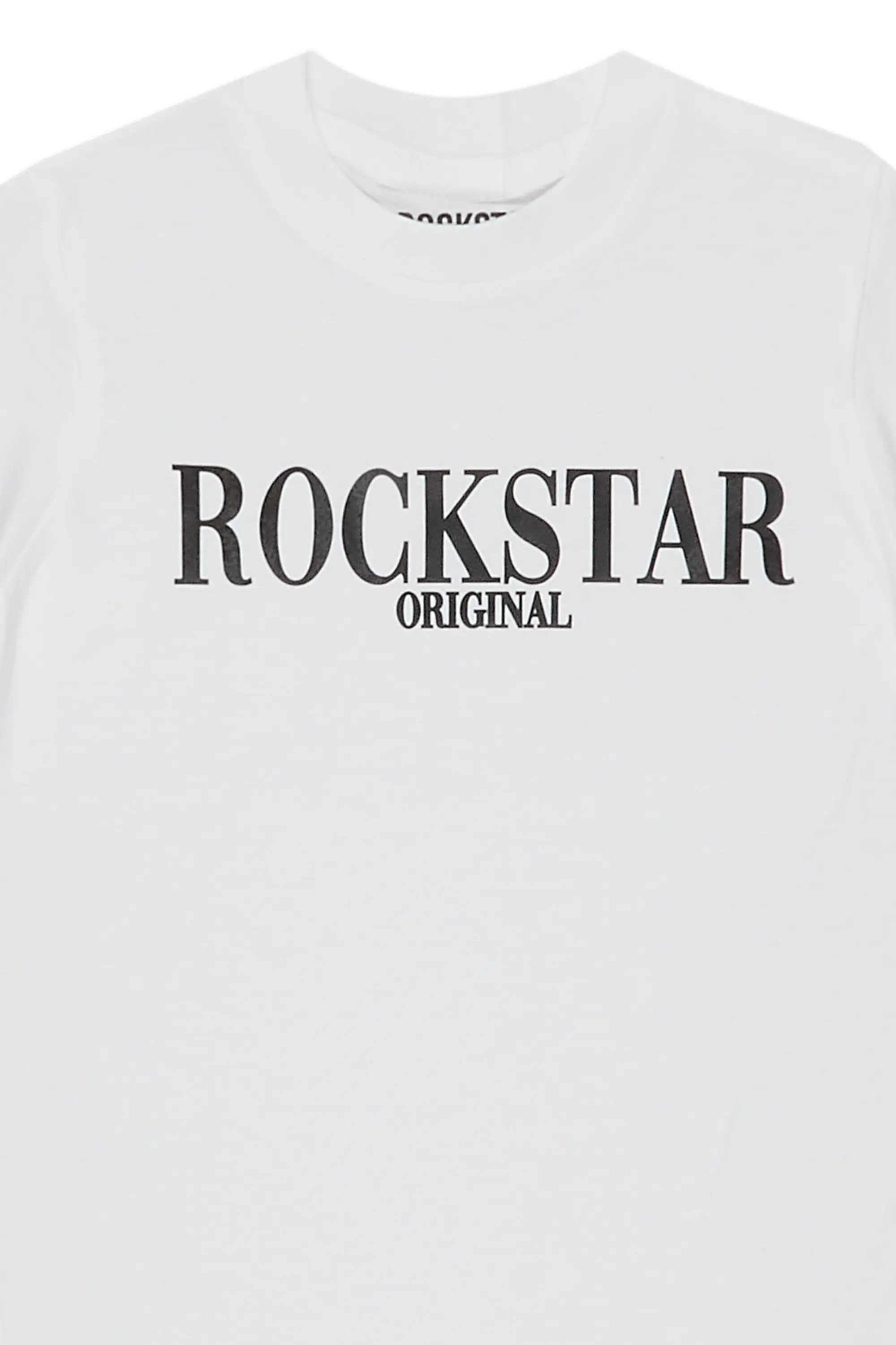 Boys Octavio White/Grey Graphic T-Shirt - Image 2