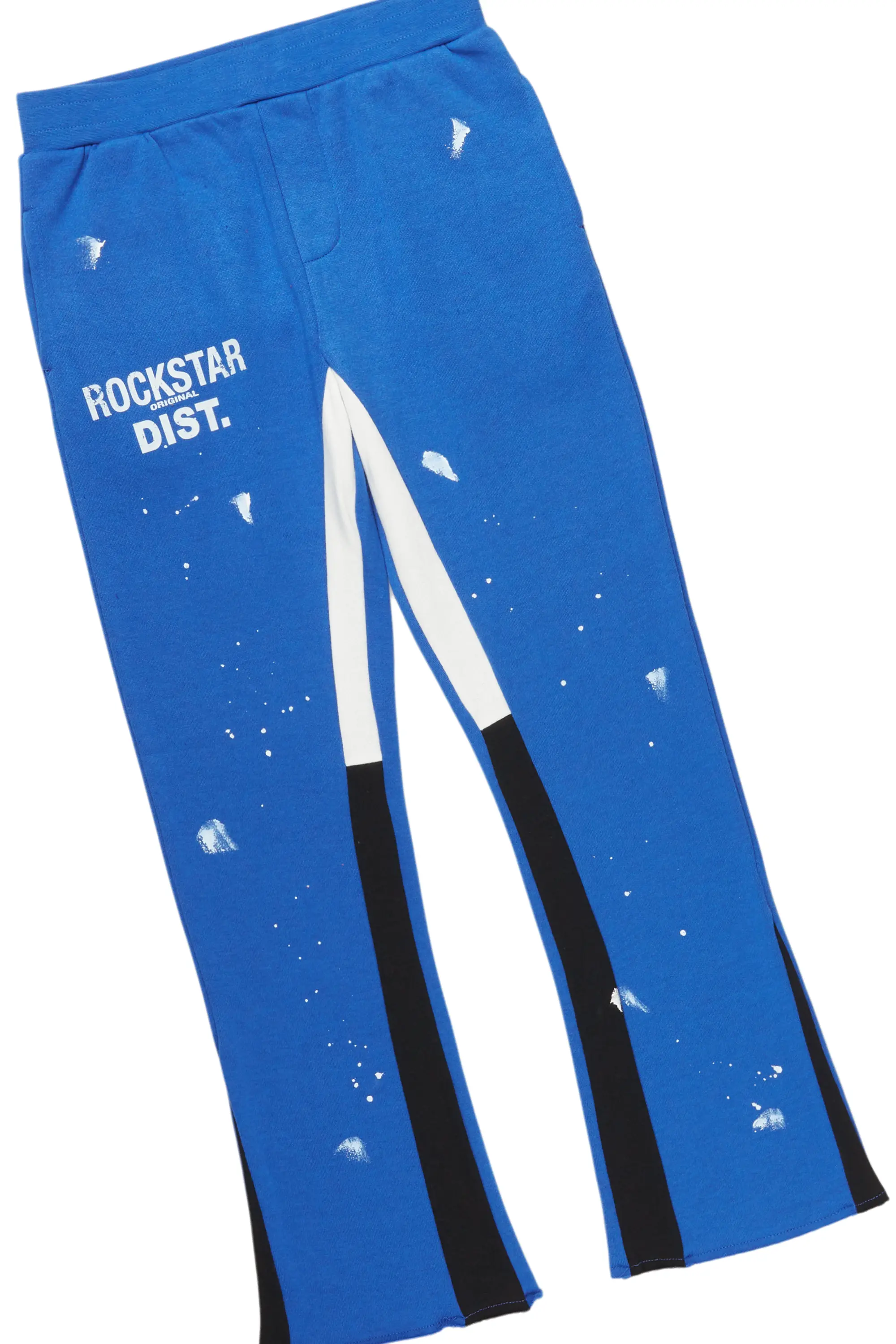 Boys Raffer Royal Blue Stacked Pant Set - Image 3
