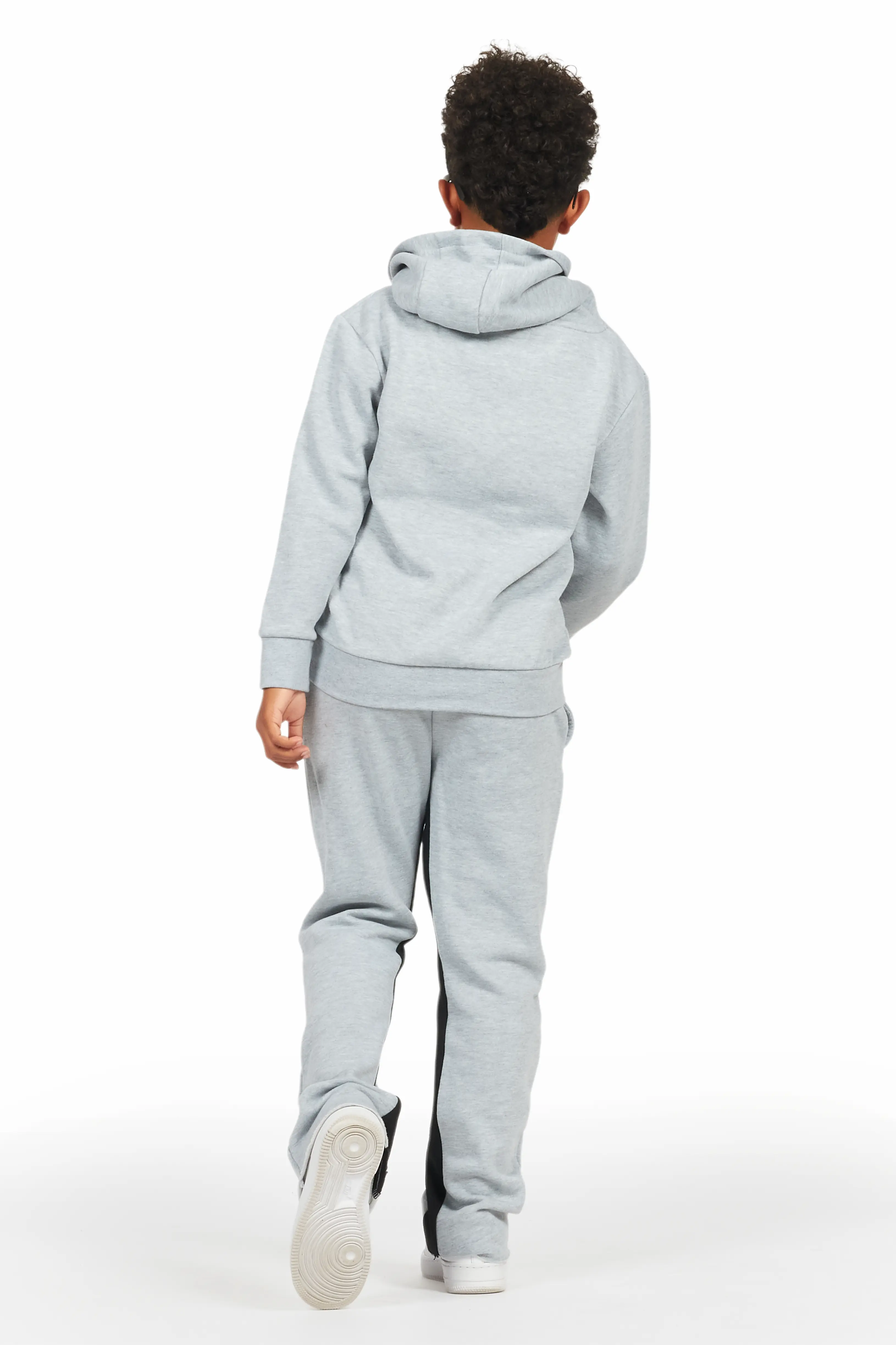 Boys Sana Grey Baggy Fit Pant Set - Image 4