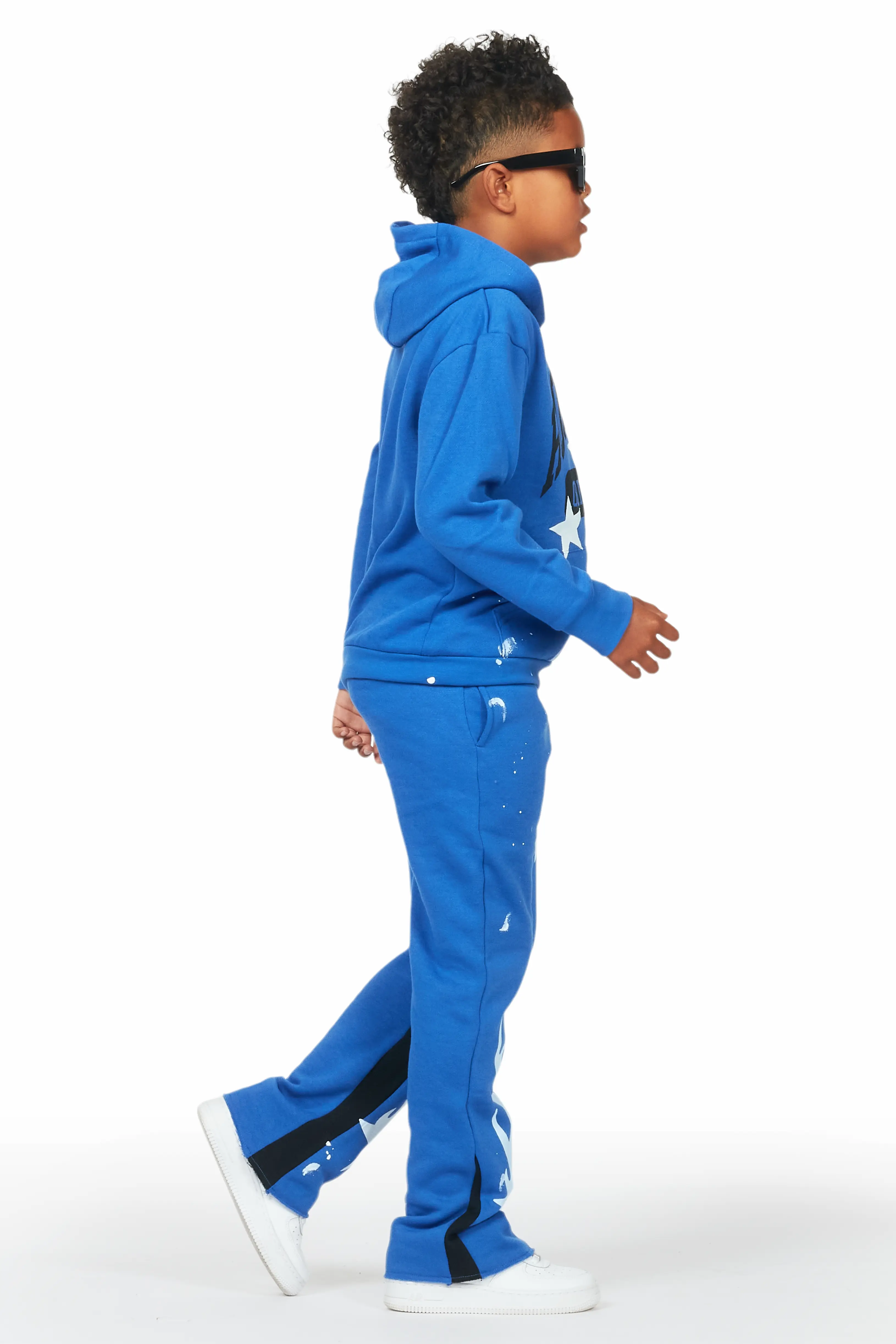 Boys Malie Royal Baggy Fit Pant Set - Image 3