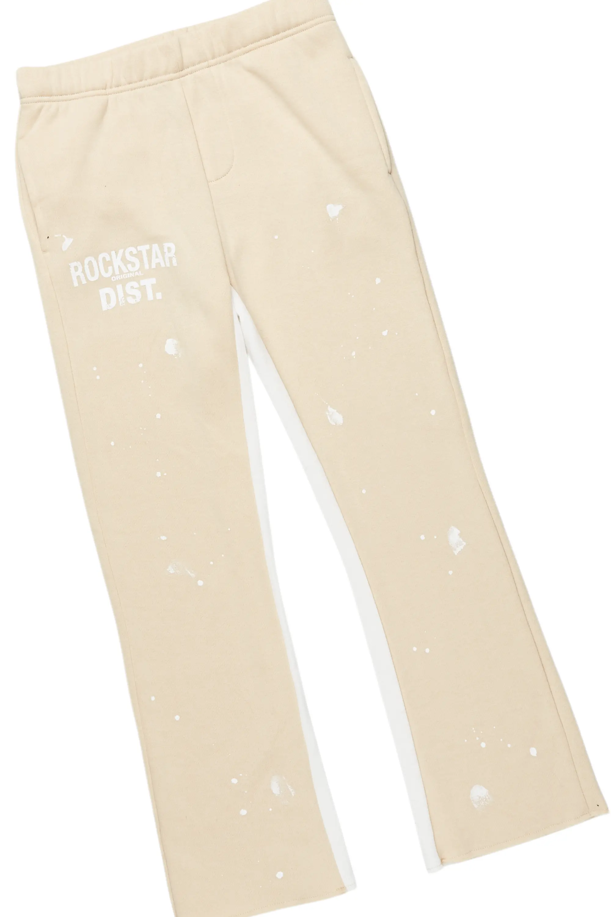 Boys Raffer Beige Baggy Fit Pant Set - Image 3