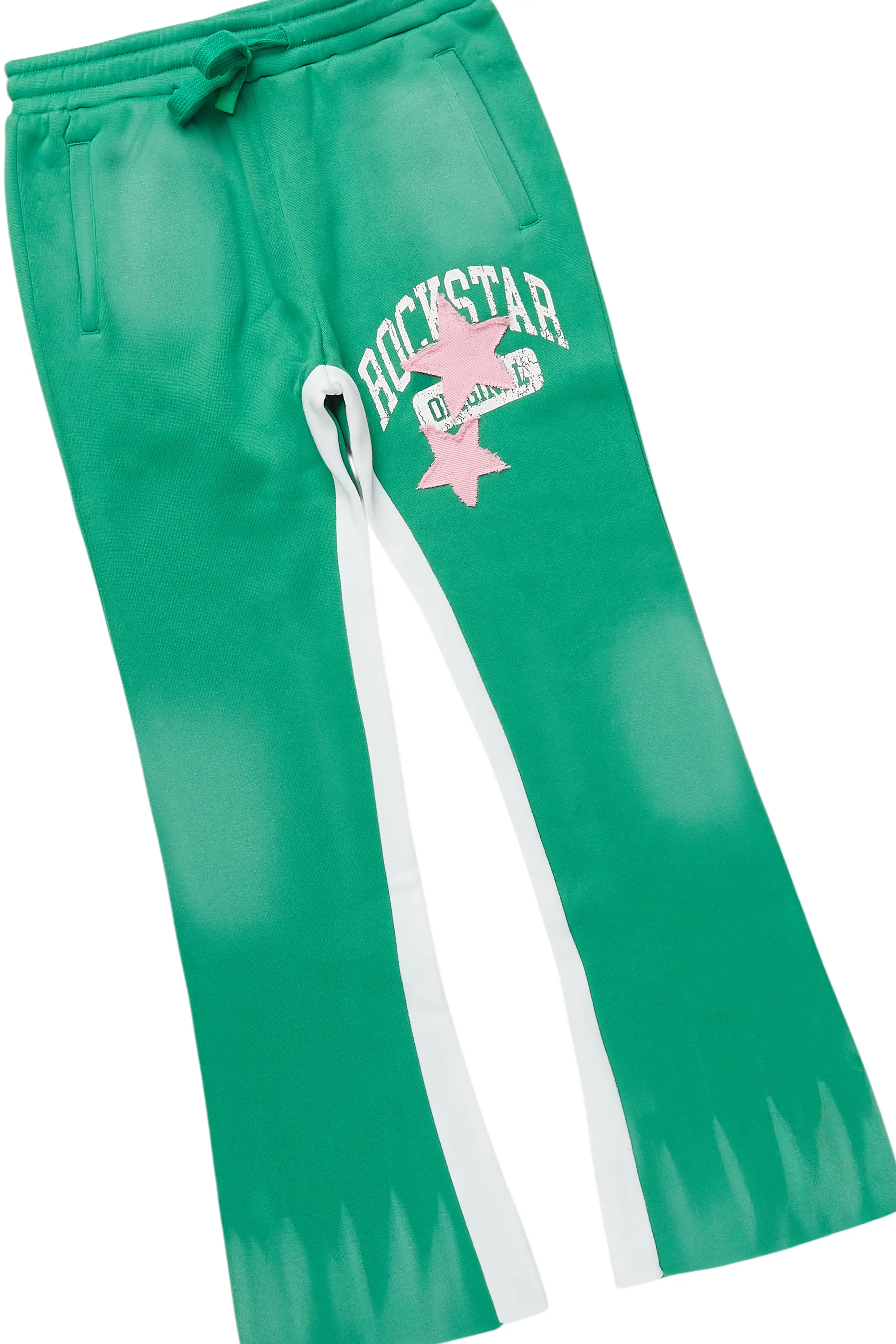 Boys States Green Stacked Hoodie Track Set - Image 8