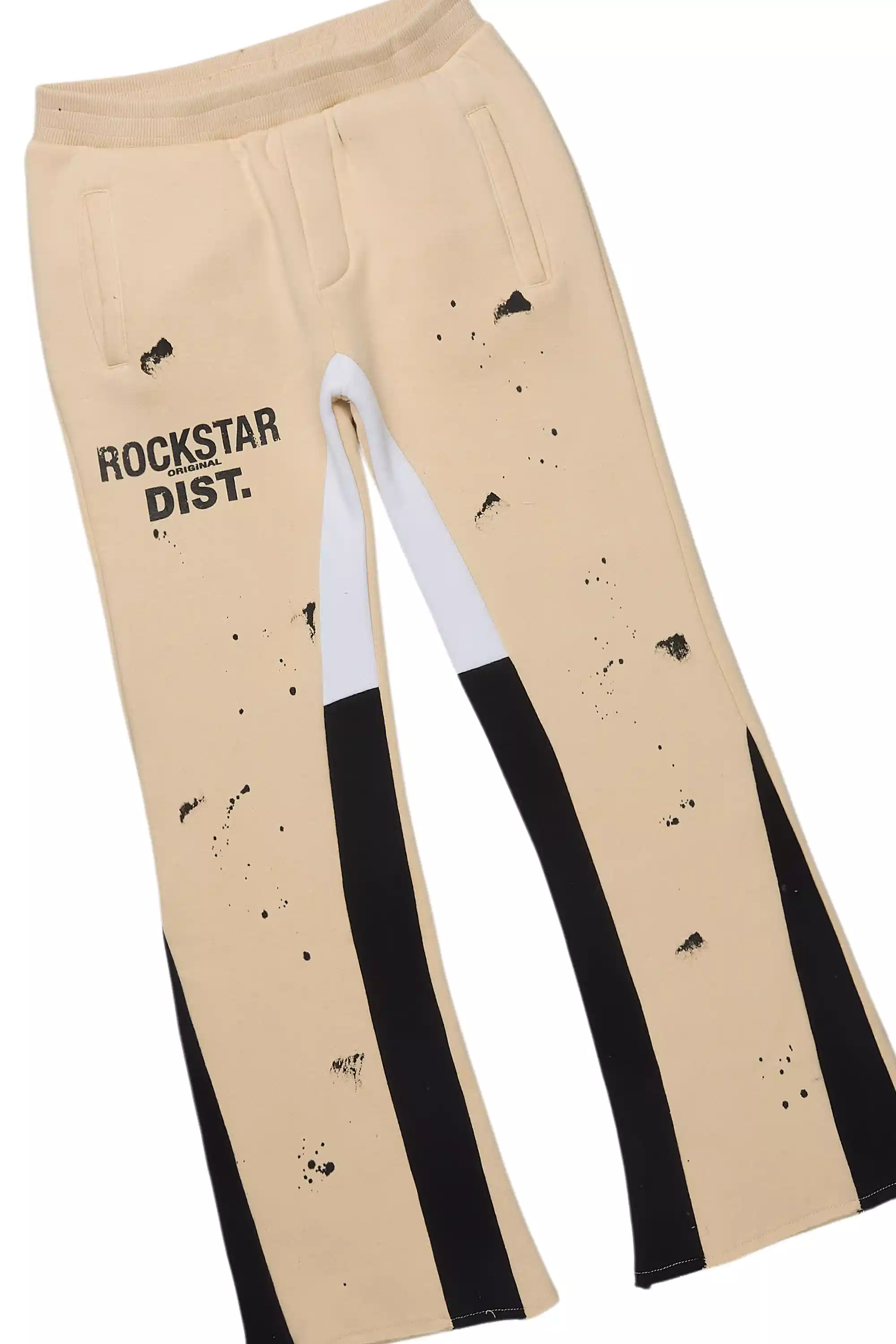Boys Raffer Tan/Black Stacked Flare Track Set - Image 3