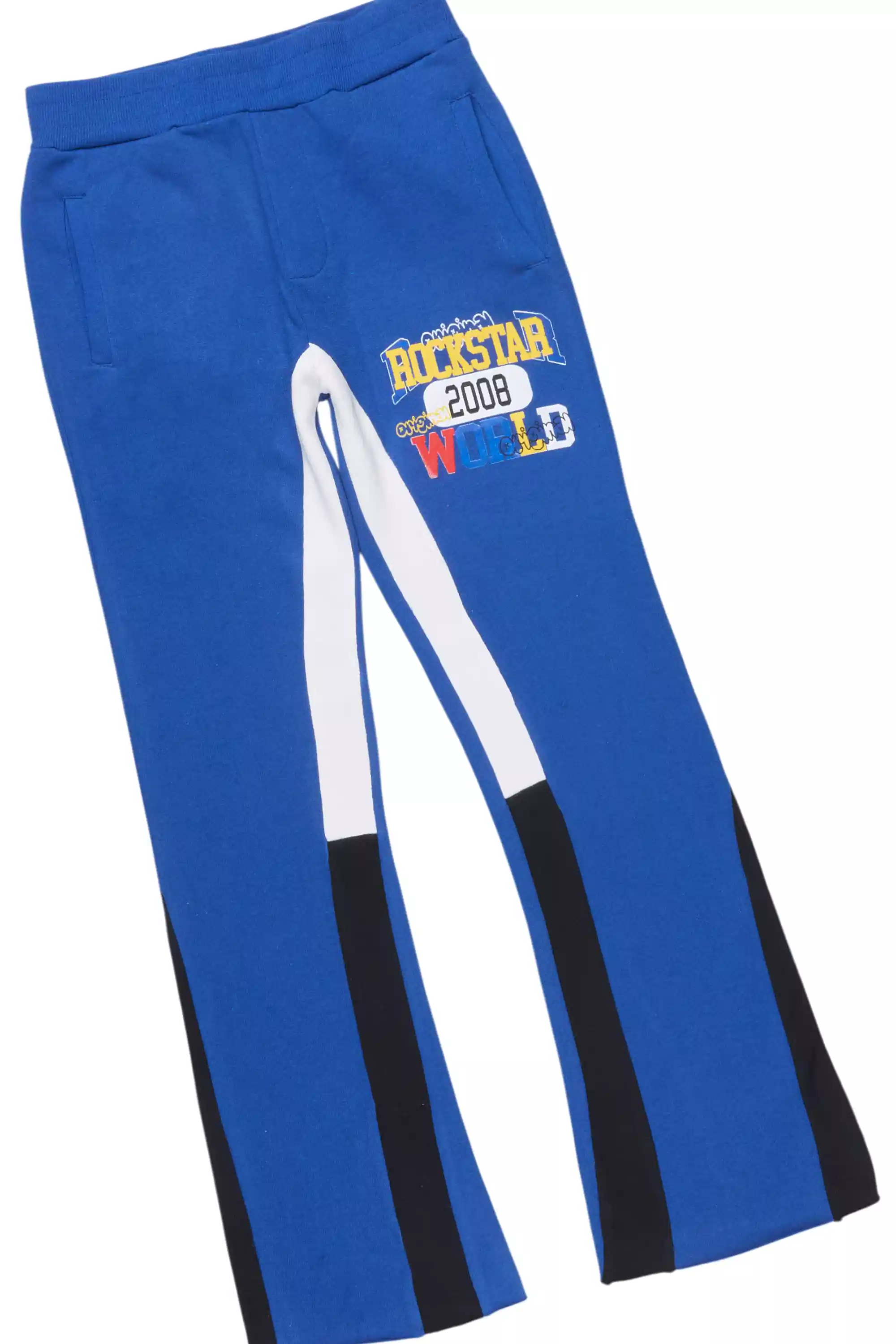 Boys Daria Royal Blue Stacked Flare Track Set - Image 9