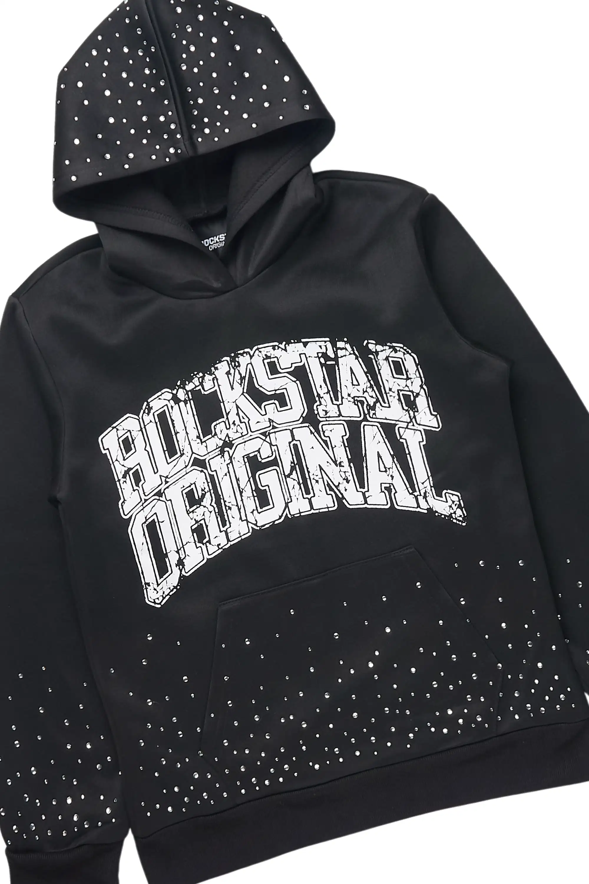 Boys Dontrello 2.0 Black Rhinestone Stacked Track Set - Image 6